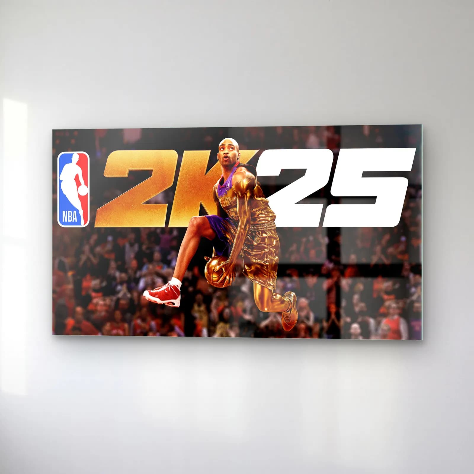 NBA 2K25 Altın Smaç cam tablo — sağ açıdan görünüm