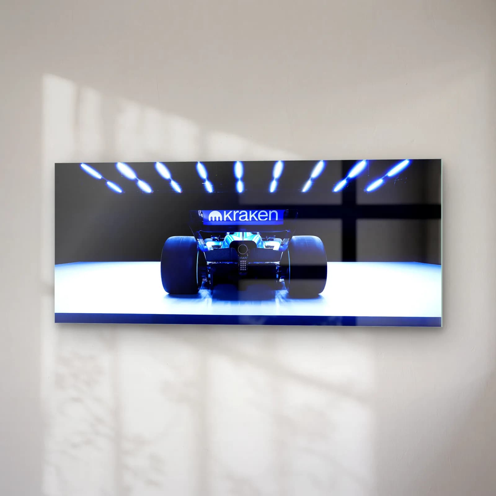 Williams F1 Aracı Arkadan cam tablo — sağ açıdan görünüm