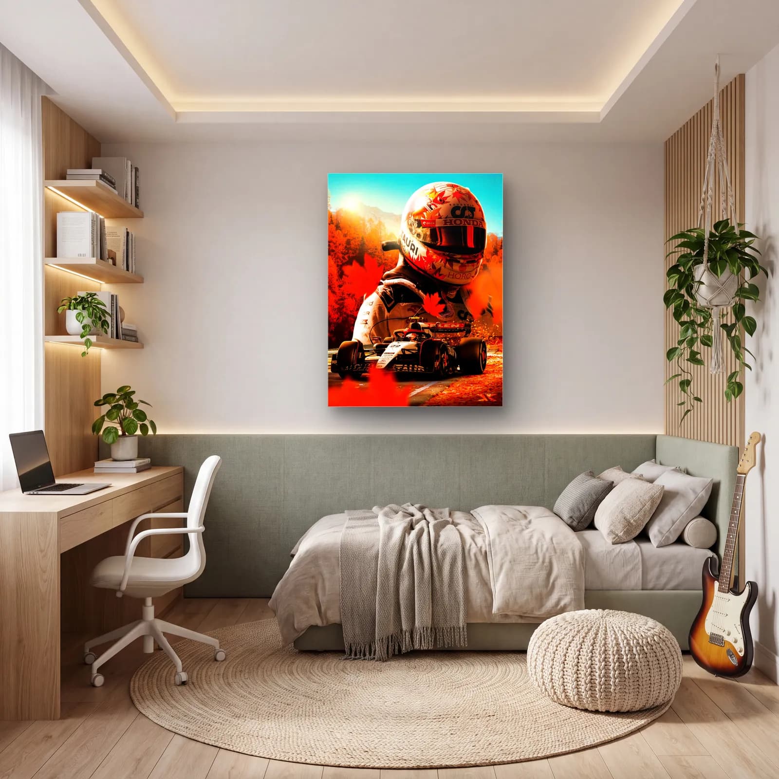 Kanada Grand Prix Pilot Posteri cam tablo — genç odasında