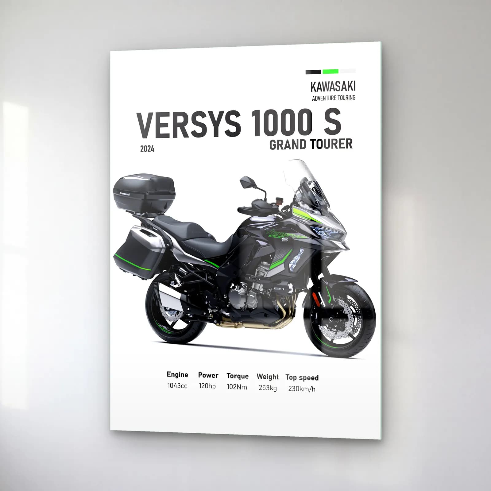 Versys 1000 S Grand Tourer 2024 cam tablo — sağ açıdan görünüm
