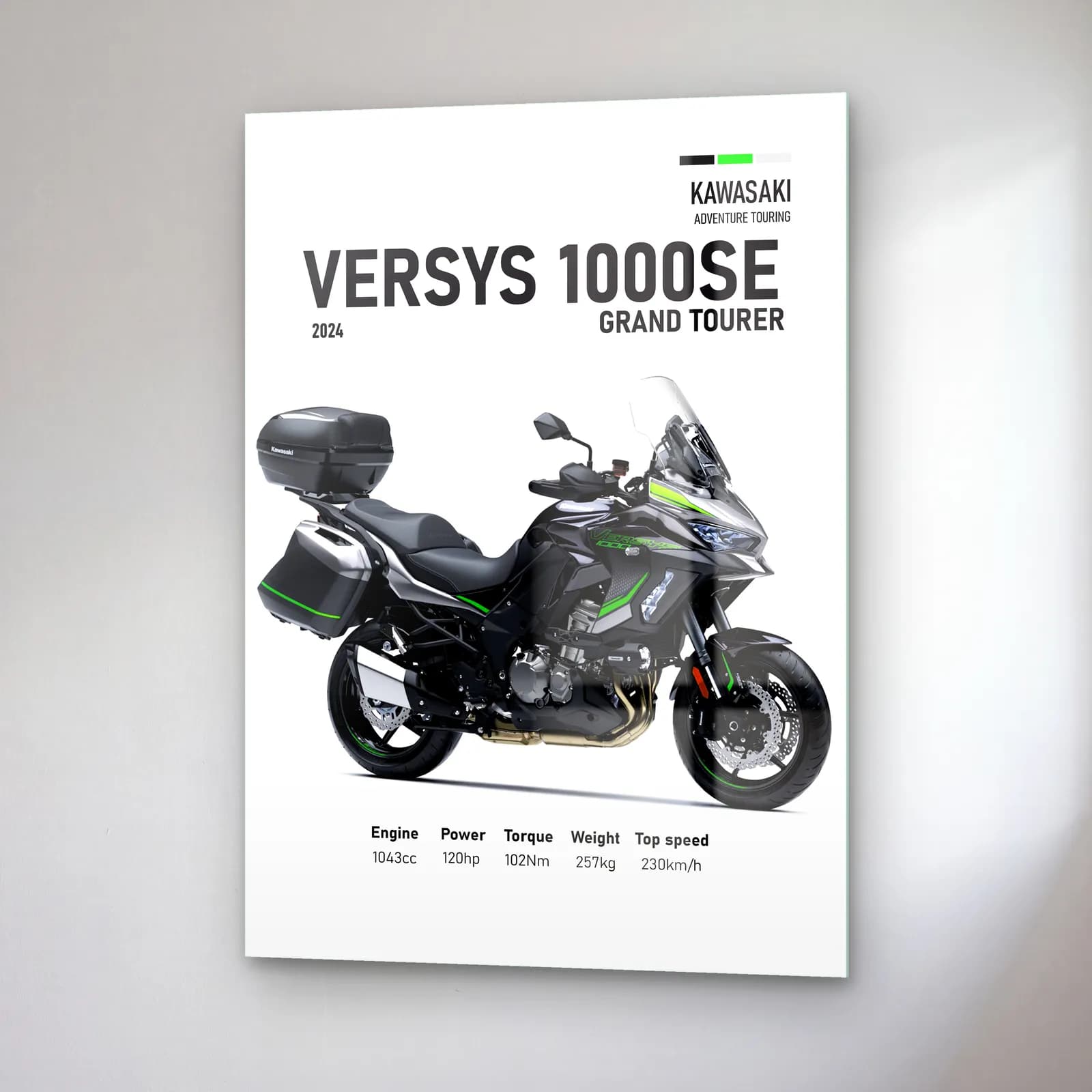 Versys 1000 SE Grand Tourer 2024 cam tablo — sağ açıdan görünüm