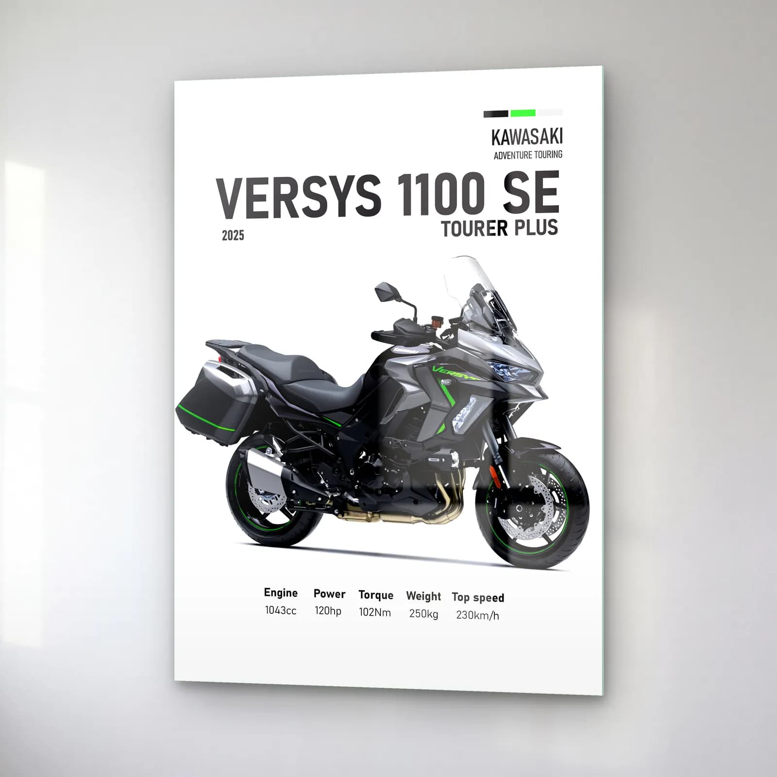 Versys 1100 SE Tourer Plus 2025 cam tablo — sağ açıdan görünüm