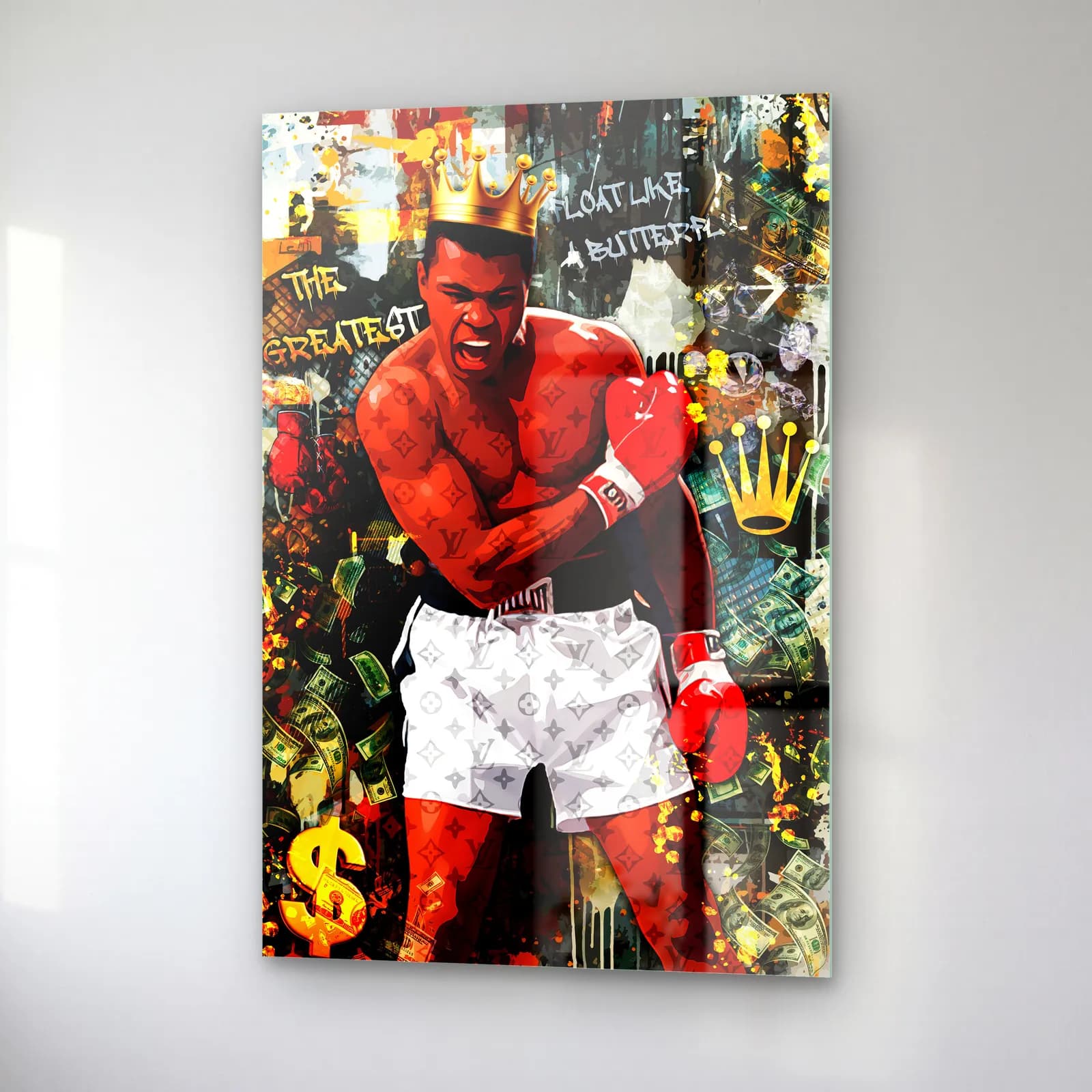 Muhammed Ali The Greatest cam tablo — sağ açıdan görünüm