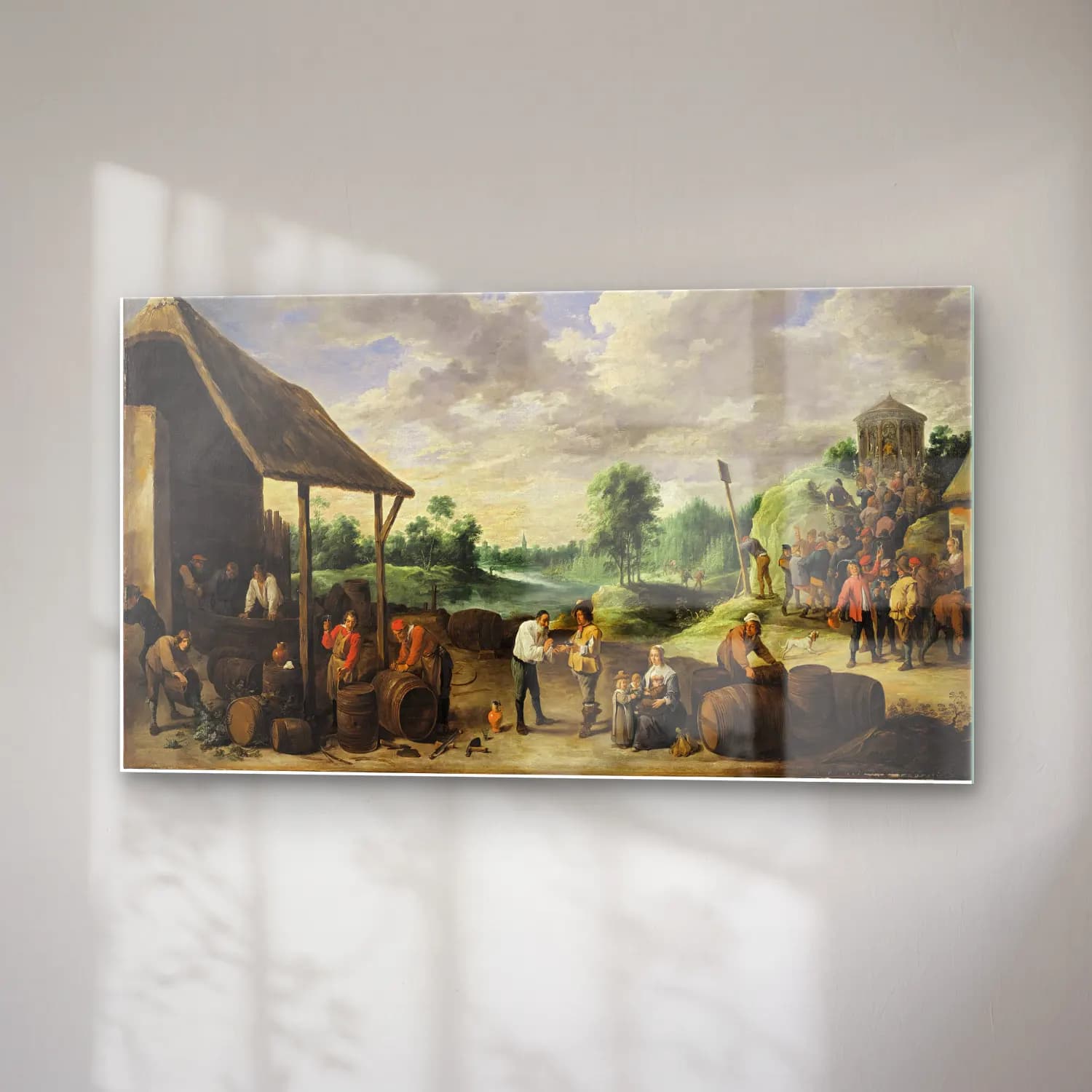 David Teniers The Younger – The Wine Harvest cam tablo — sağ açıdan görünüm