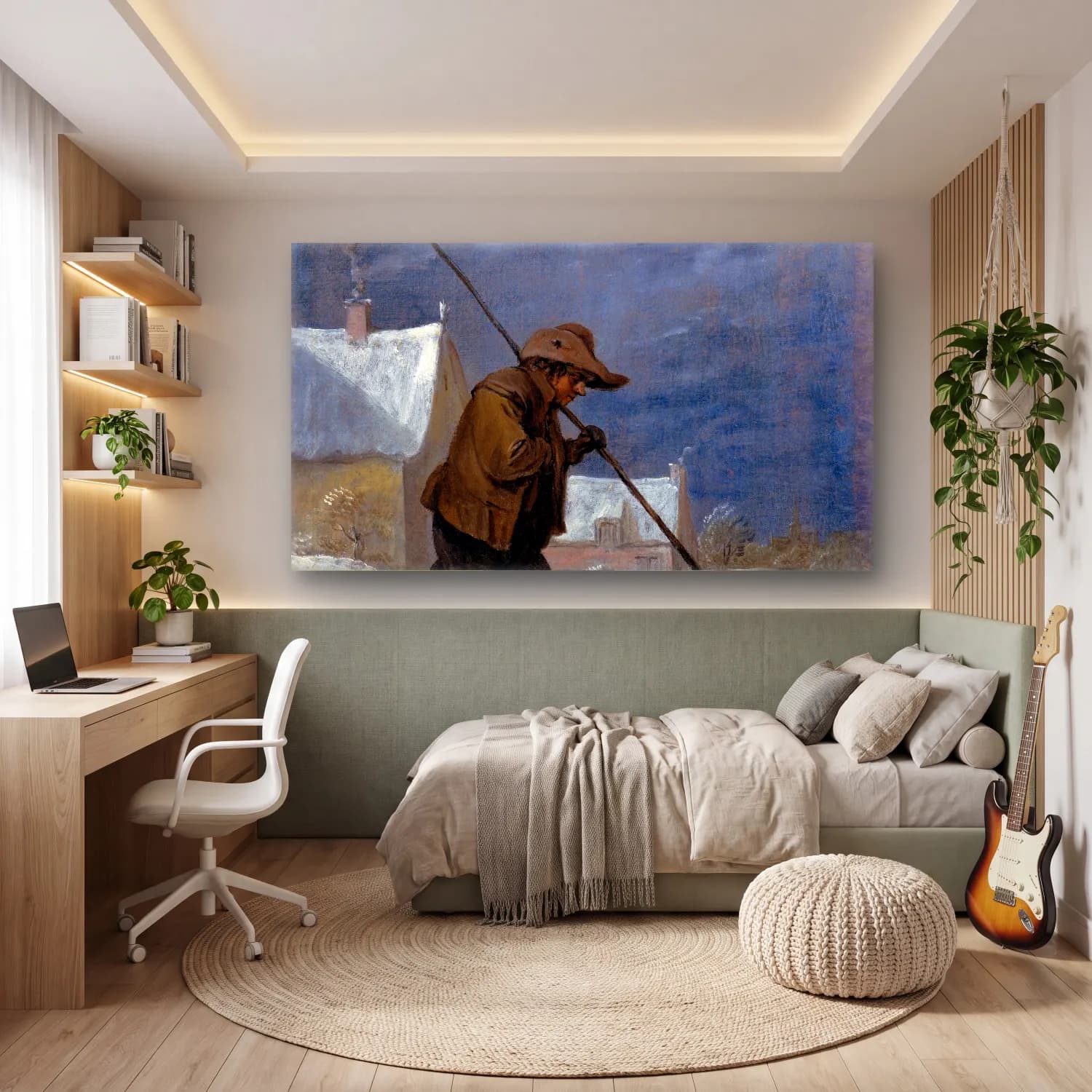 David Teniers The Younger – Winter cam tablo — genç odasında