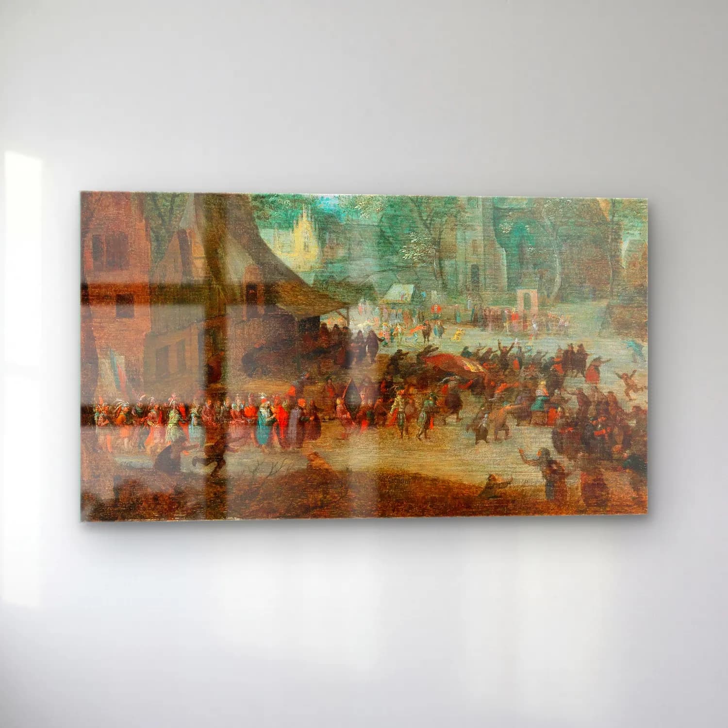 David Vinckboons – A village kermis cam tablo — sol açıdan görünüm