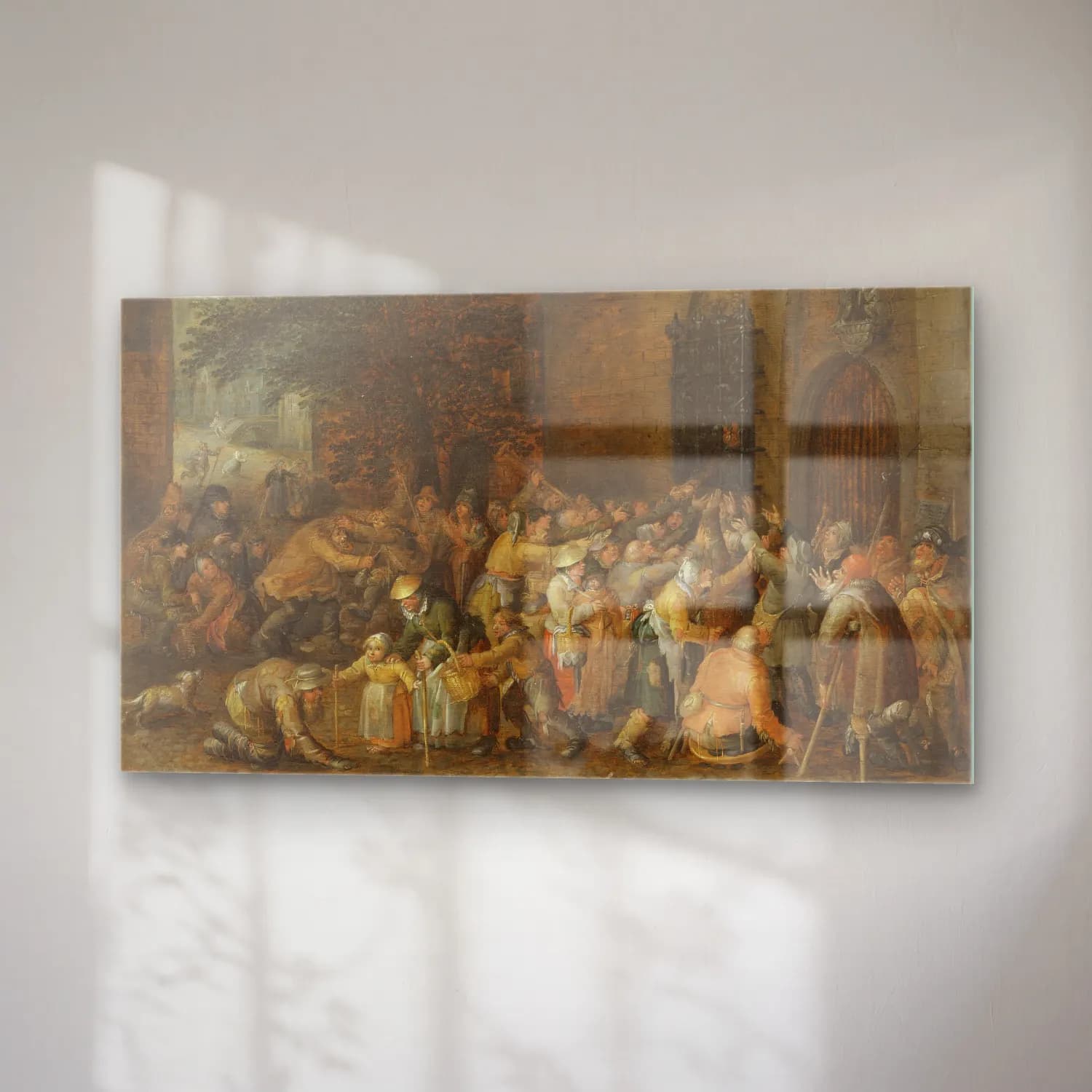 David Vinckboons – Distributing Alms cam tablo — sağ açıdan görünüm