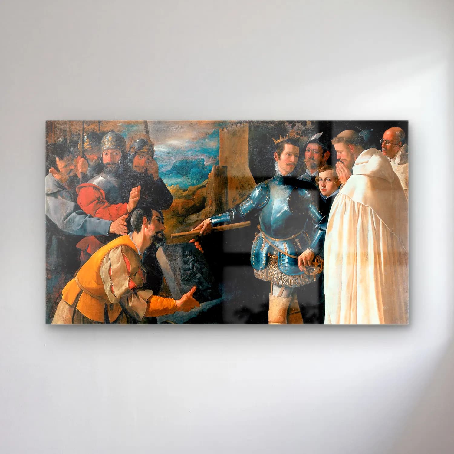 Yağlı Boya Şövalye No. 7 cam tablo — Yağlı Boya Şövalye No. 7 — yağlı boya şövalye