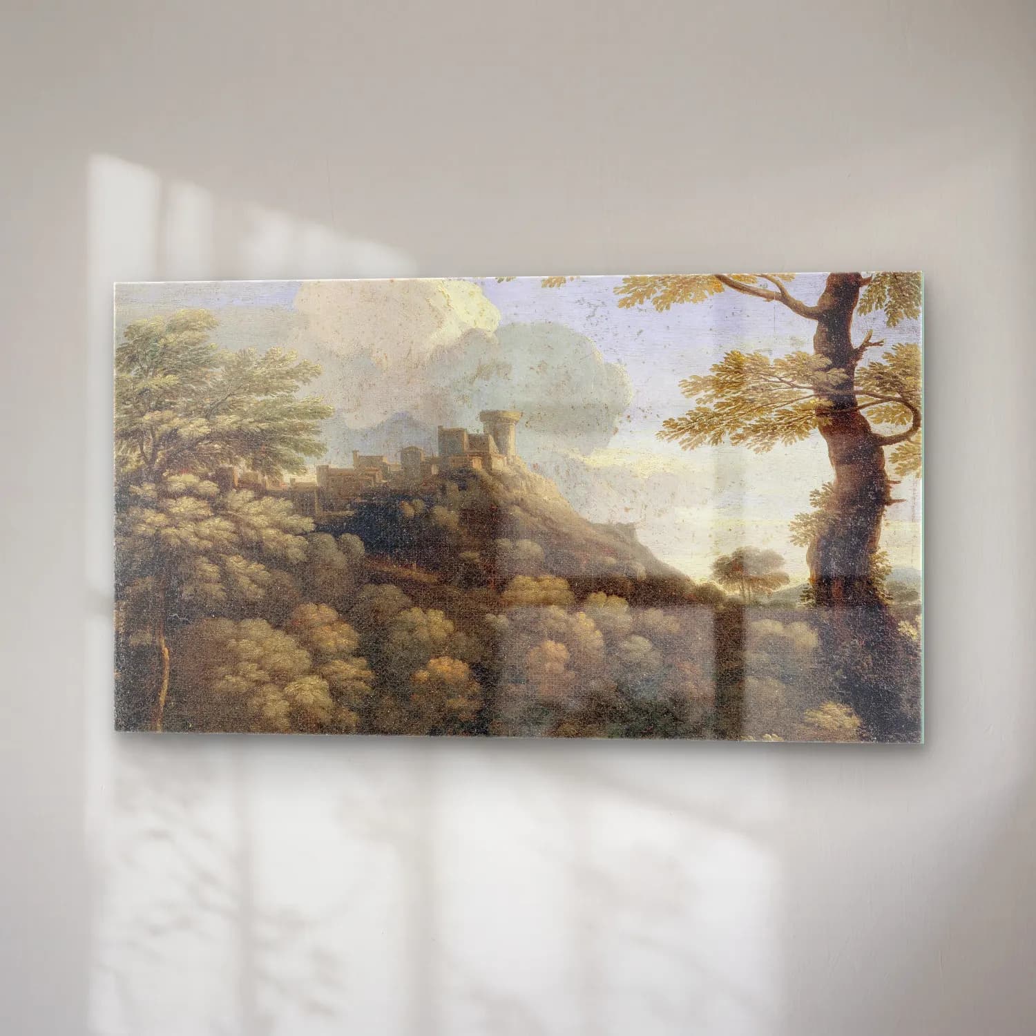 Gaspard Dughet – A Castle in a Wood cam tablo — sağ açıdan görünüm