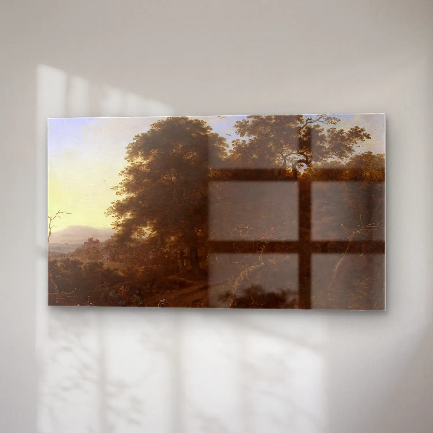 Herman Saftleven – Landscape with travellers cam tablo — sağ açıdan görünüm