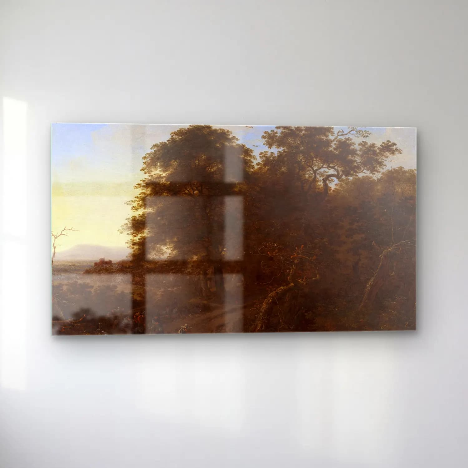 Herman Saftleven – Landscape with travellers cam tablo — sol açıdan görünüm