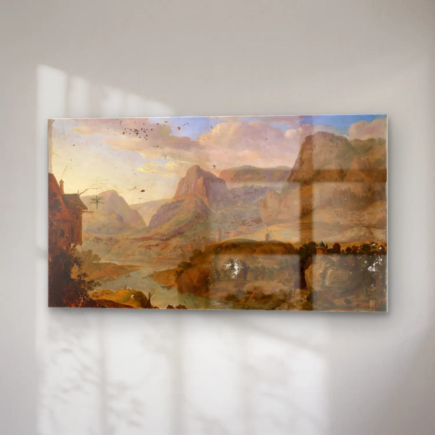 Herman Saftleven – Landscape cam tablo — sağ açıdan görünüm