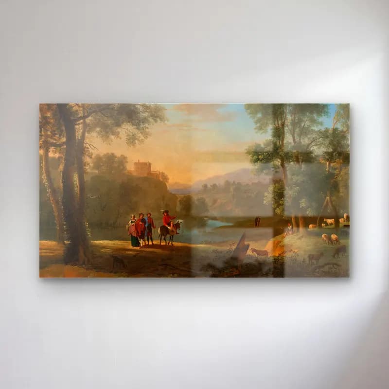 Herman van Swanevelt – Classical Landscape cam tablo — Herman van Swanevelt – Classical Landscape — yağlı boya dini sahne