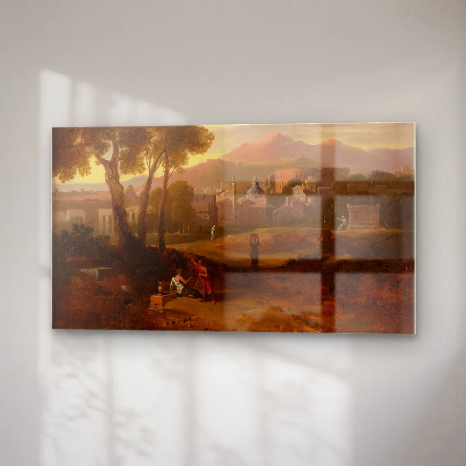 Jan Frans Van Bloemen – Outside The City Walls cam tablo — sağ açıdan görünüm
