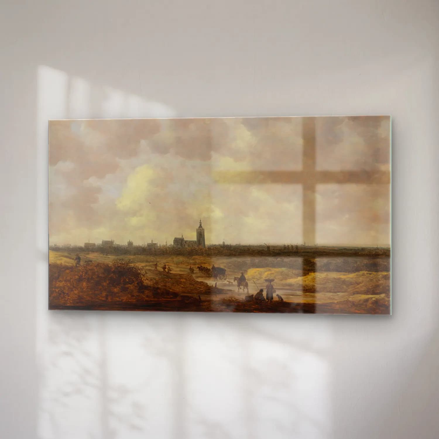 Jan van Goyen – A View of The Hague from the Northwest cam tablo — sağ açıdan görünüm
