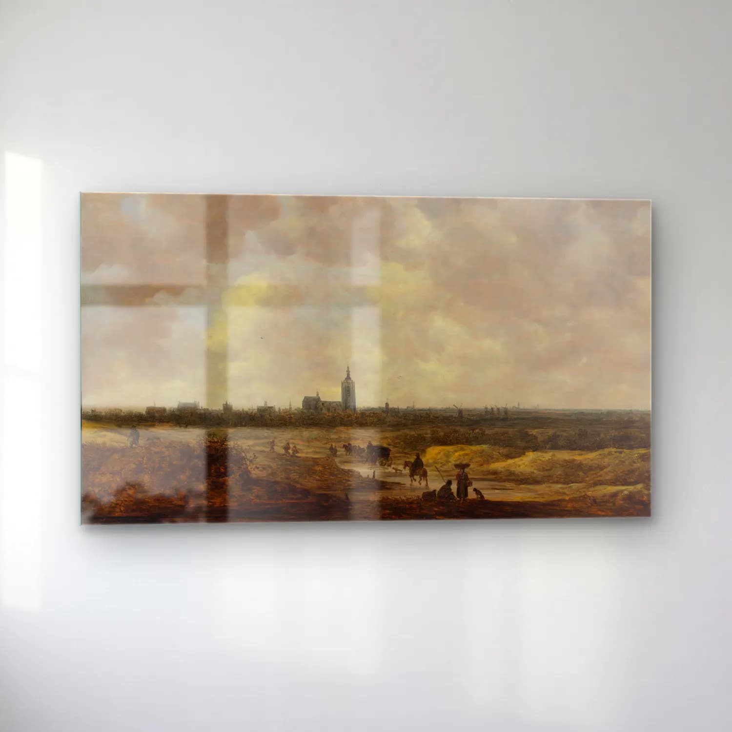 Jan van Goyen – A View of The Hague from the Northwest cam tablo — sol açıdan görünüm