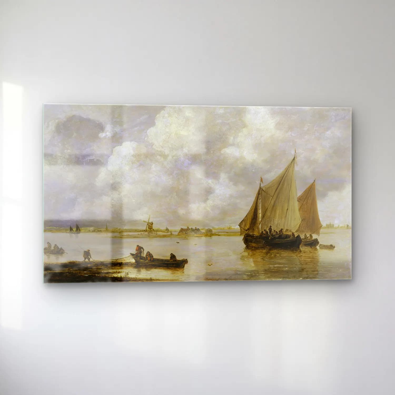 Jan van Goyen – Haarlem Sea cam tablo — sol açıdan görünüm