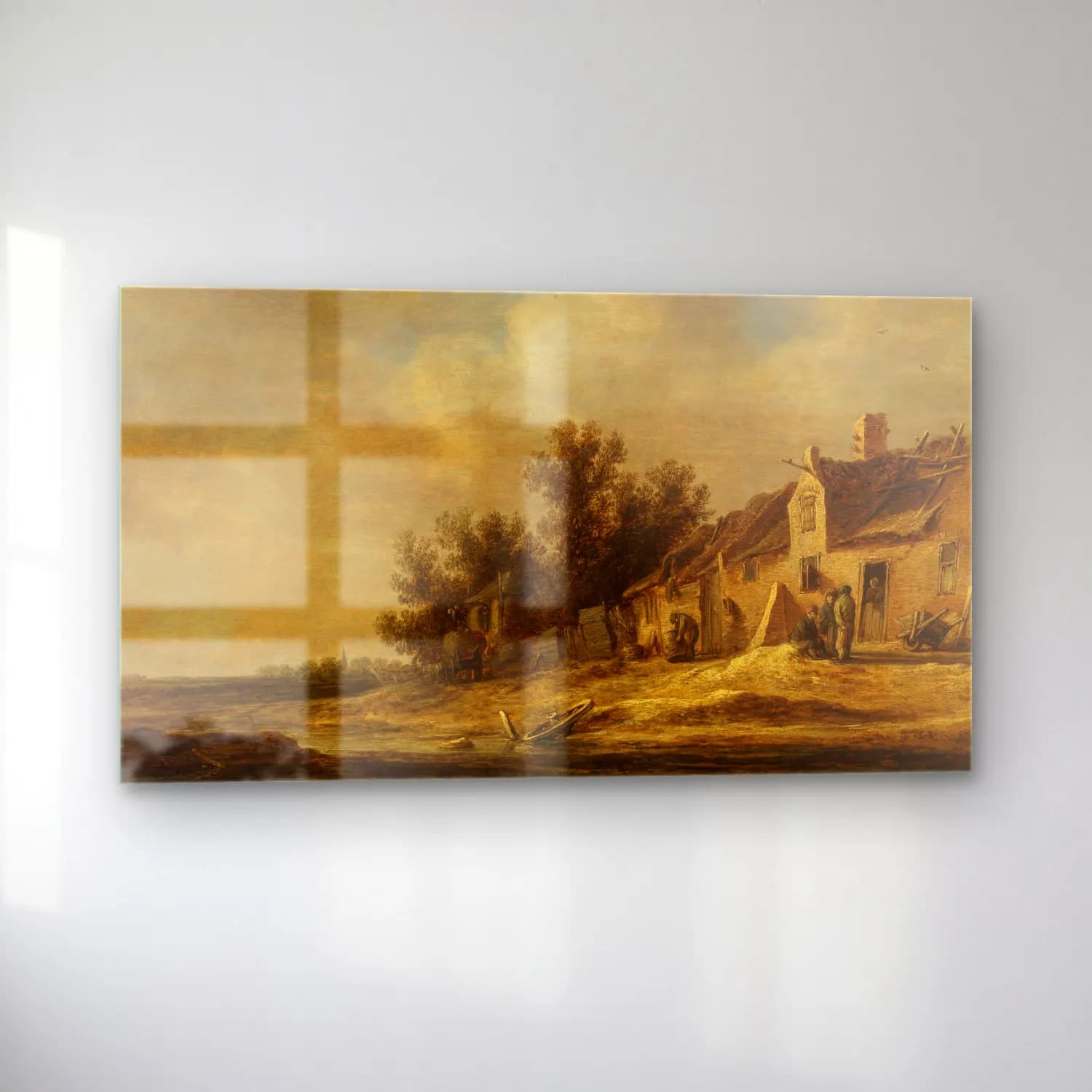 Jan van Goyen – Landscape cam tablo — sol açıdan görünüm