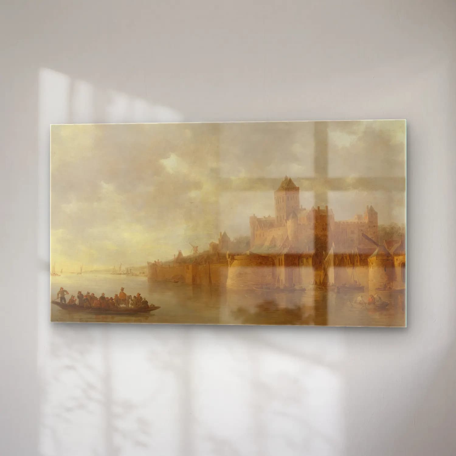 Jan van Goyen – The Valkhof in Nijmegen cam tablo — sağ açıdan görünüm