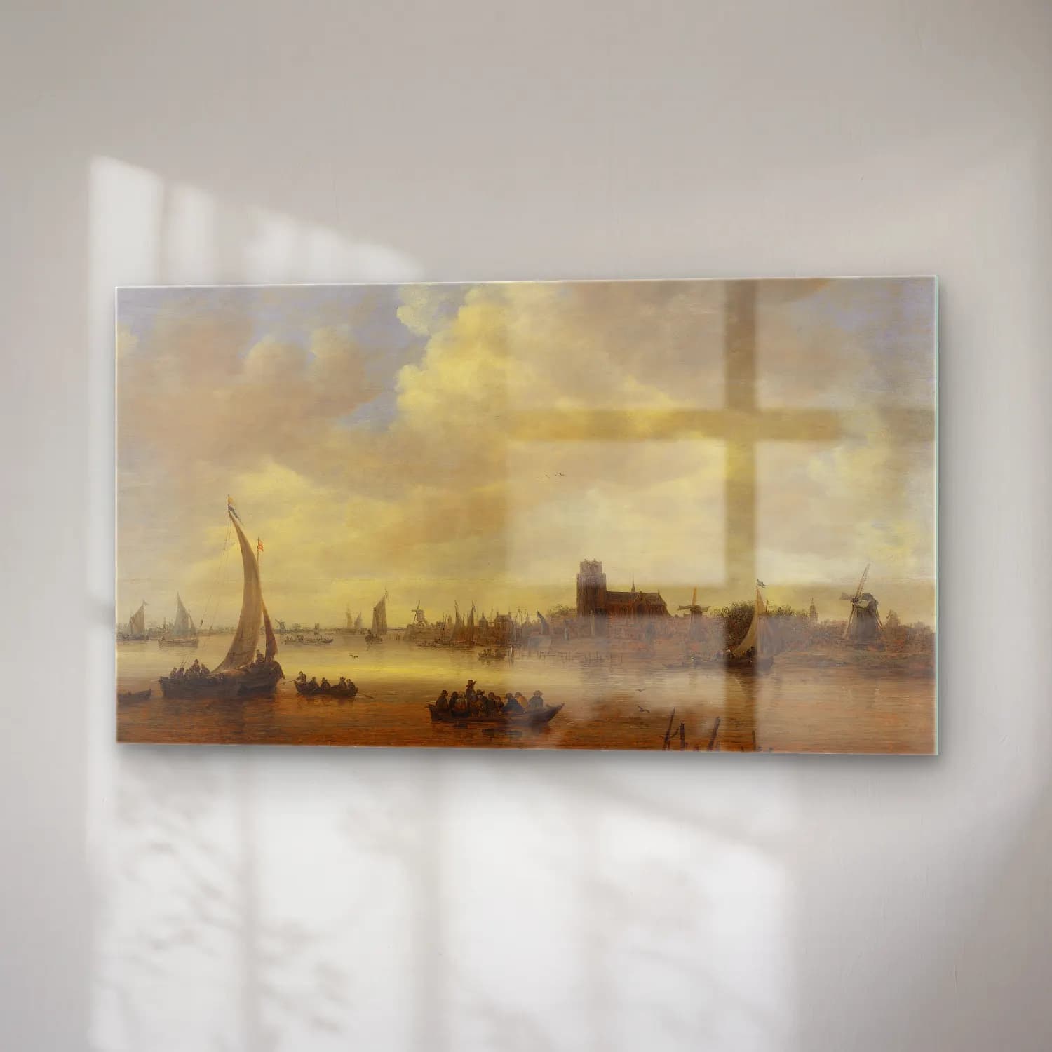 Jan van Goyen – View from Dordrecht cam tablo — sağ açıdan görünüm