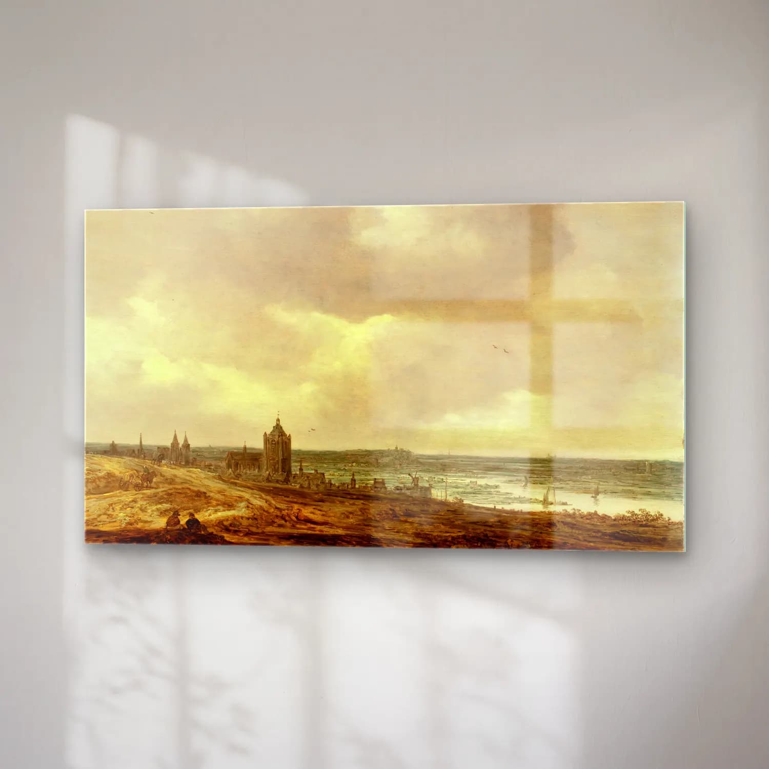 Jan van Goyen – View of Arnhem cam tablo — sağ açıdan görünüm