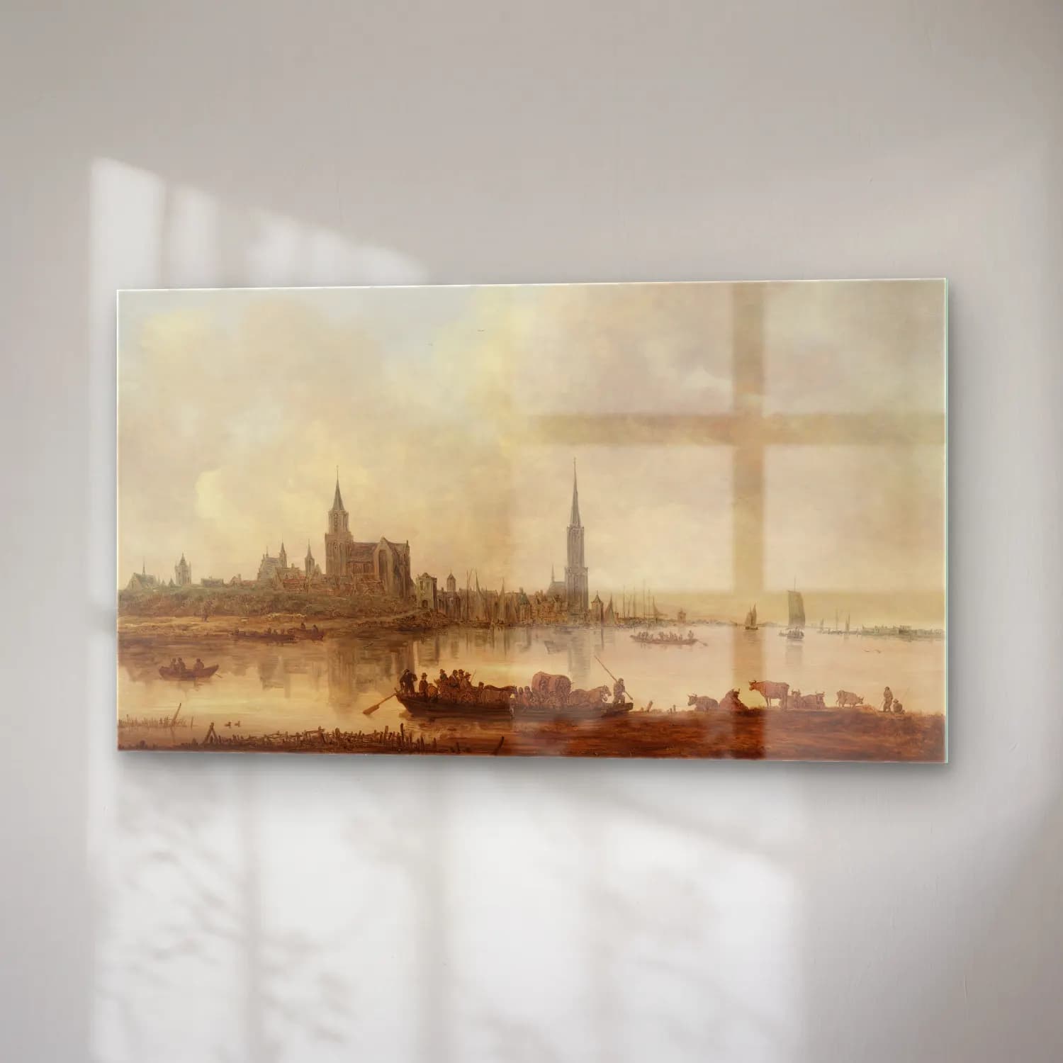 Jan van Goyen – View of Emmerich cam tablo — sağ açıdan görünüm