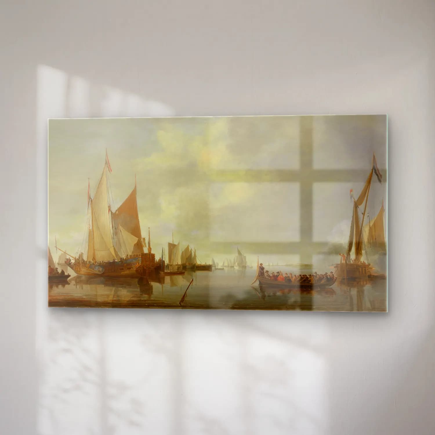Jan van de Cappelle – The Admiral cam tablo — sağ açıdan görünüm