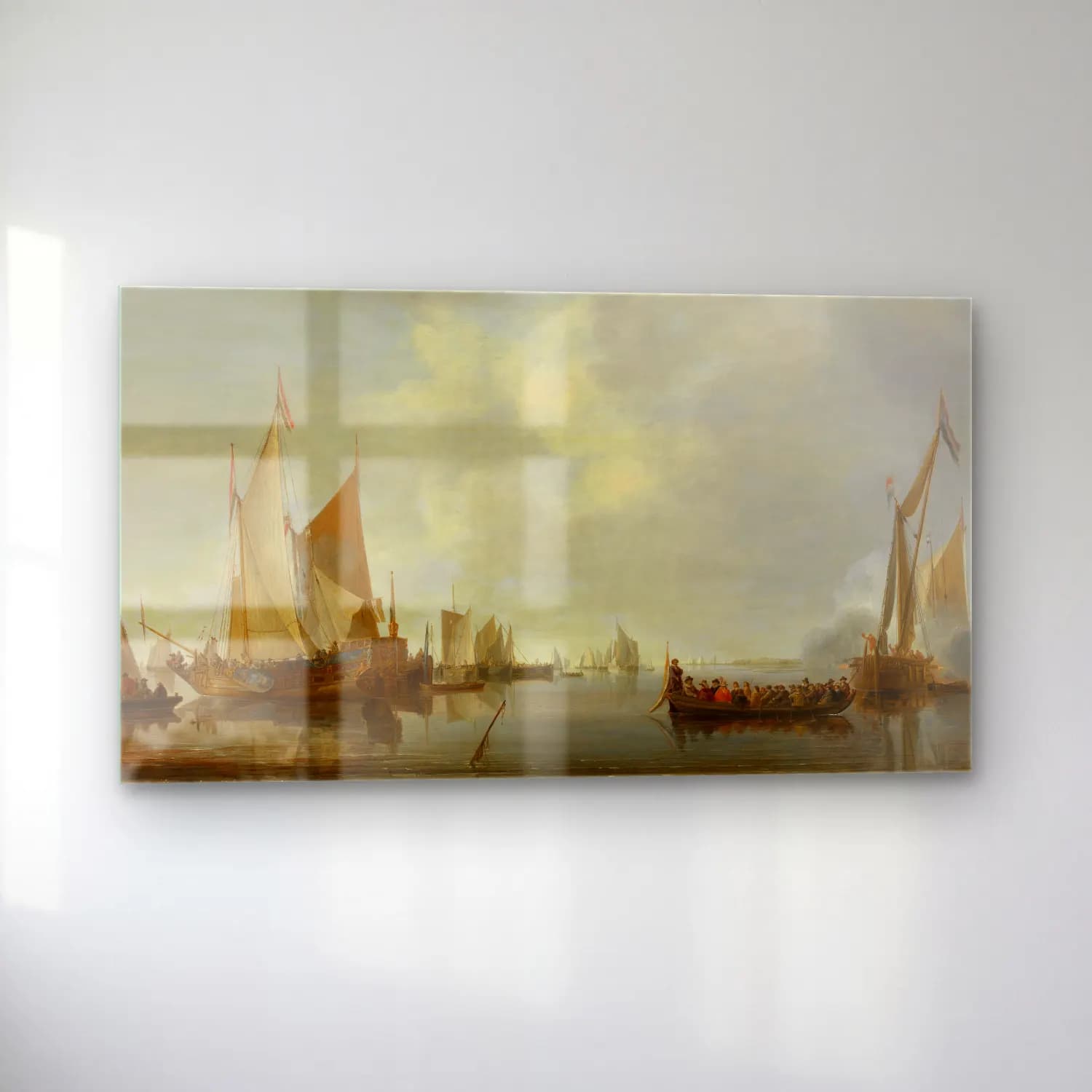 Jan van de Cappelle – The Admiral cam tablo — sol açıdan görünüm