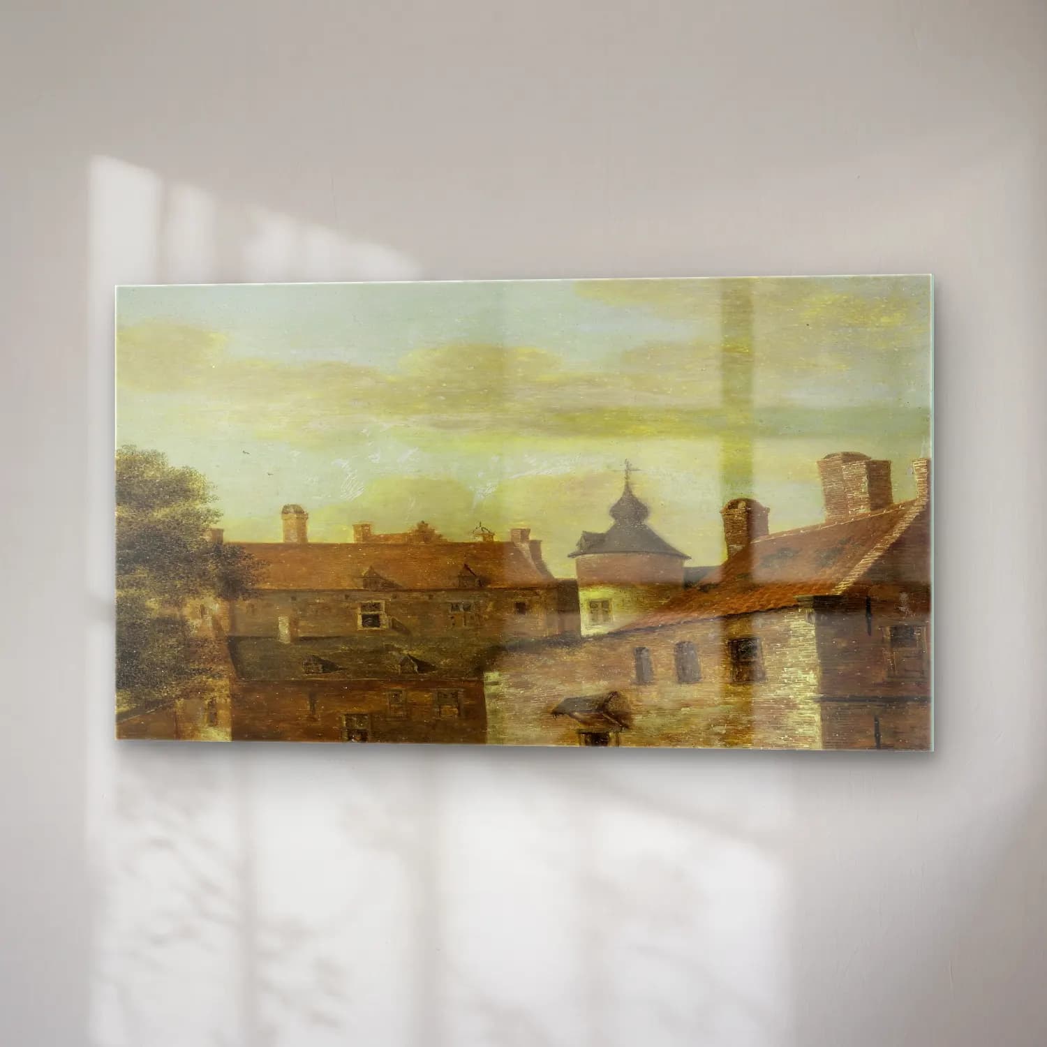 Jan van der Heyden – A Country Home cam tablo — sağ açıdan görünüm