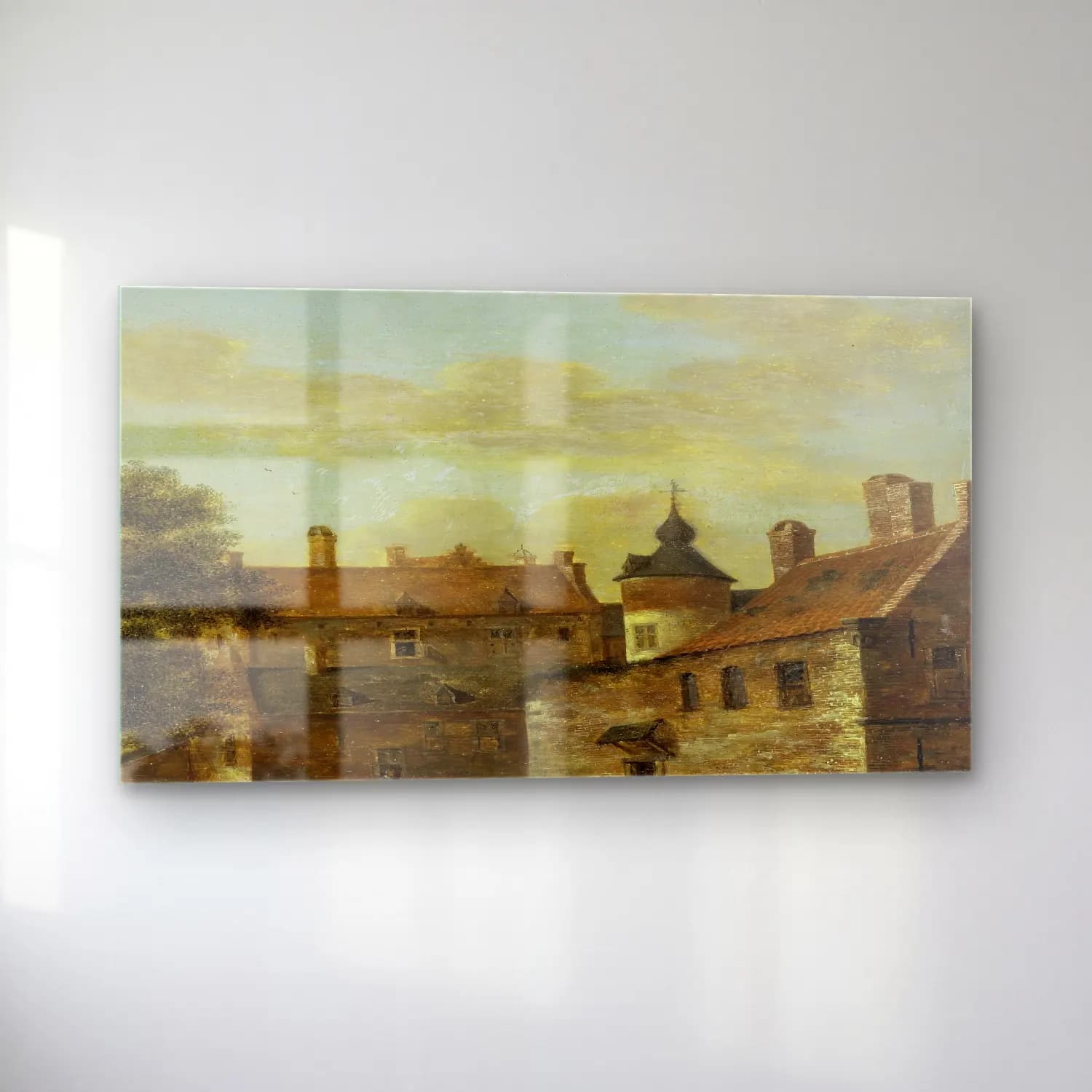 Jan van der Heyden – A Country Home cam tablo — sol açıdan görünüm