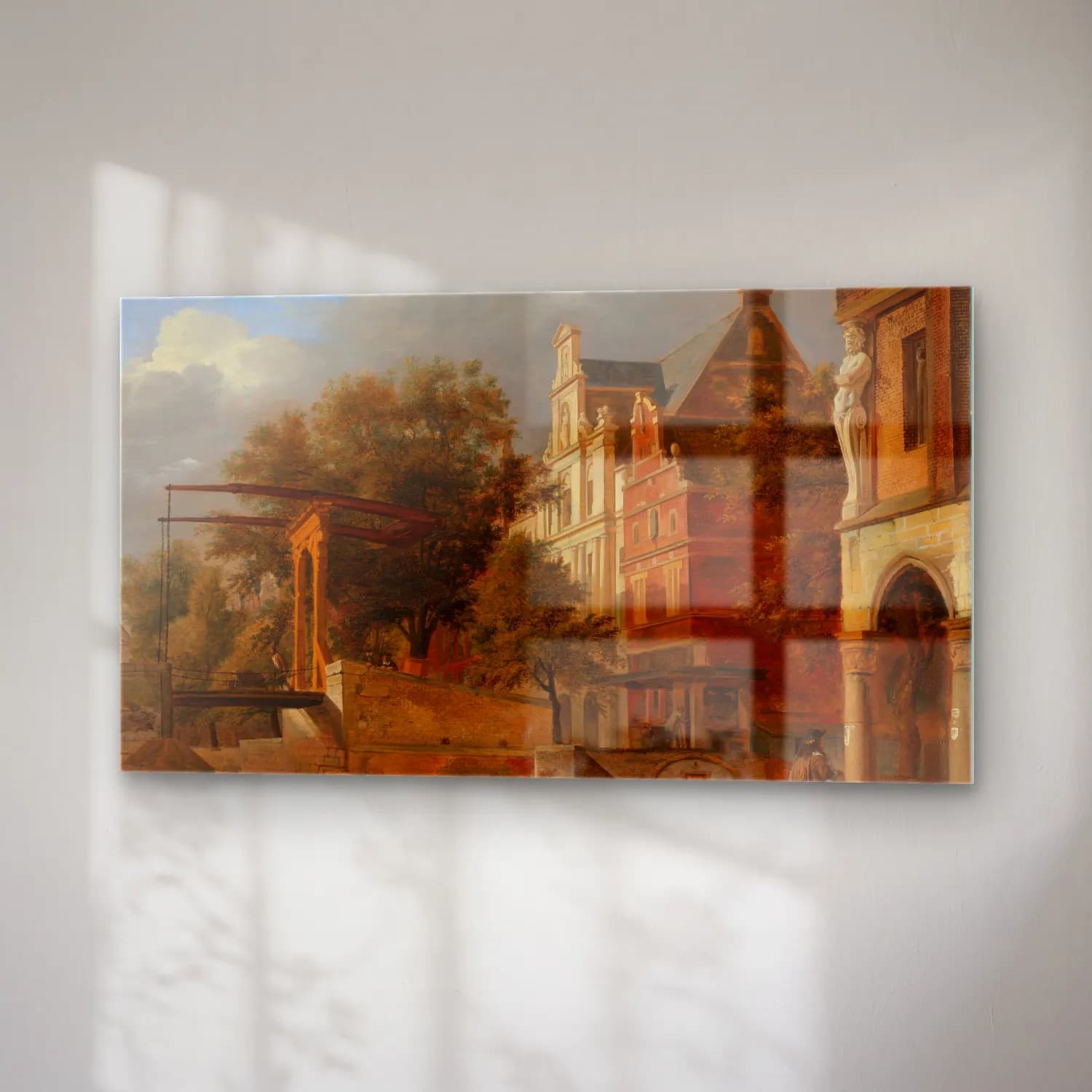 Jan van der Heyden – The Drawbridge cam tablo — sağ açıdan görünüm