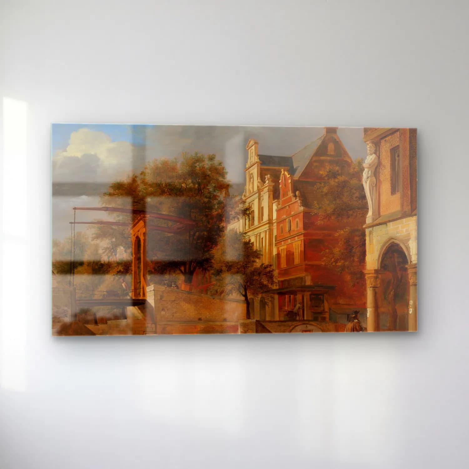 Jan van der Heyden – The Drawbridge cam tablo — sol açıdan görünüm