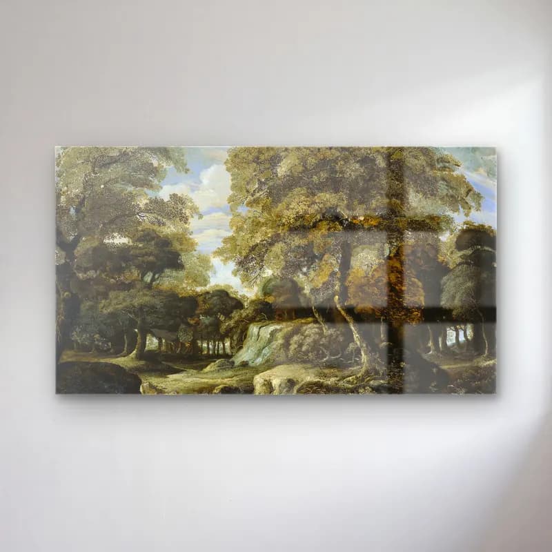 Jan van der Heyden – View in the Woods cam tablo — Jan van der Heyden – View in the Woods — yağlı boya orman