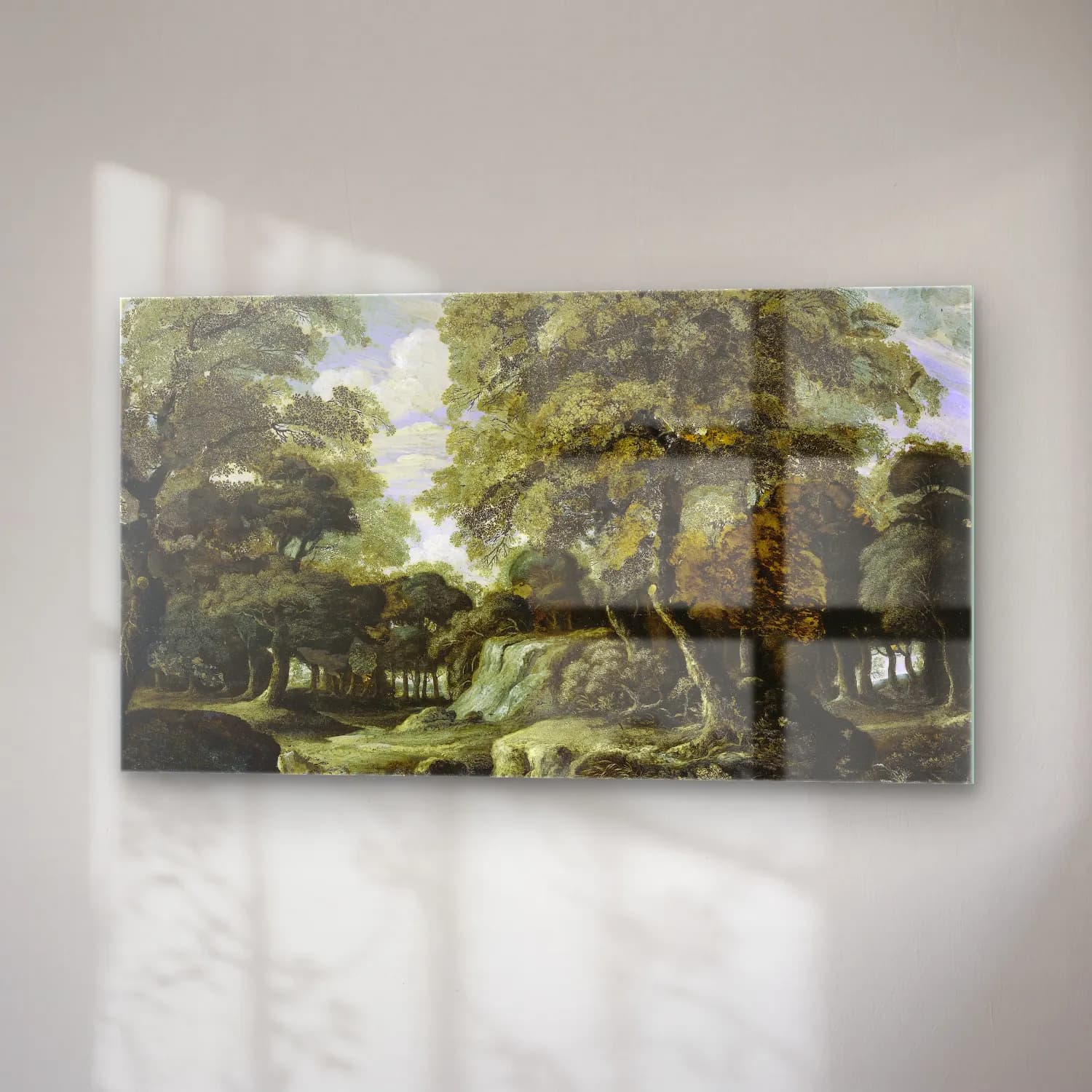 Jan van der Heyden – View in the Woods cam tablo — sağ açıdan görünüm