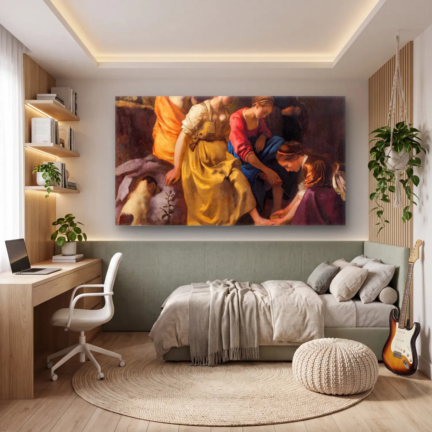 Johannes Vermeer – JohannesVermeer cam tablo — genç odasında