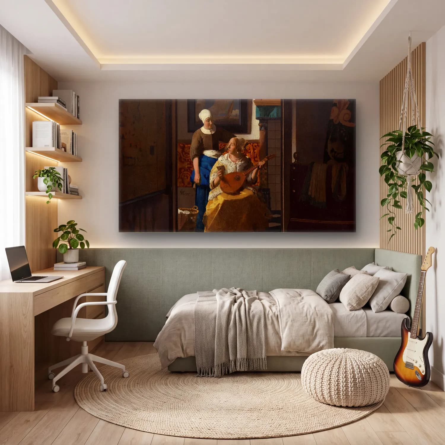 Johannes Vermeer – Save The Love Letter cam tablo — genç odasında