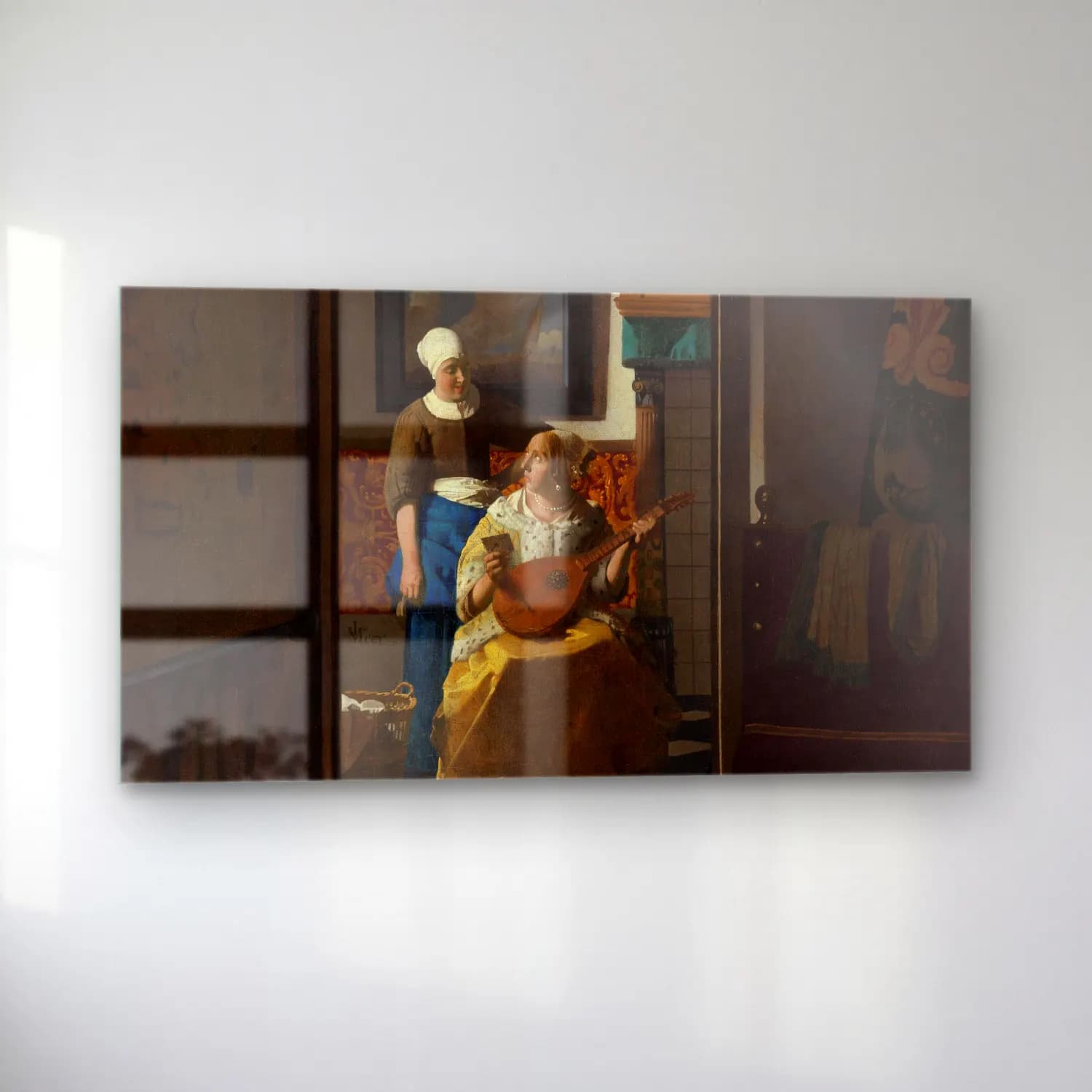 Johannes Vermeer – Save The Love Letter cam tablo — sol açıdan görünüm