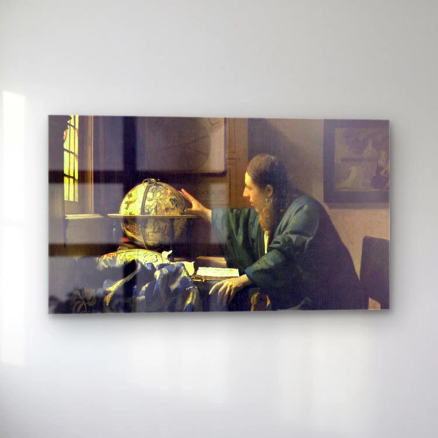 Johannes Vermeer – The Astronomer cam tablo — sol açıdan görünüm