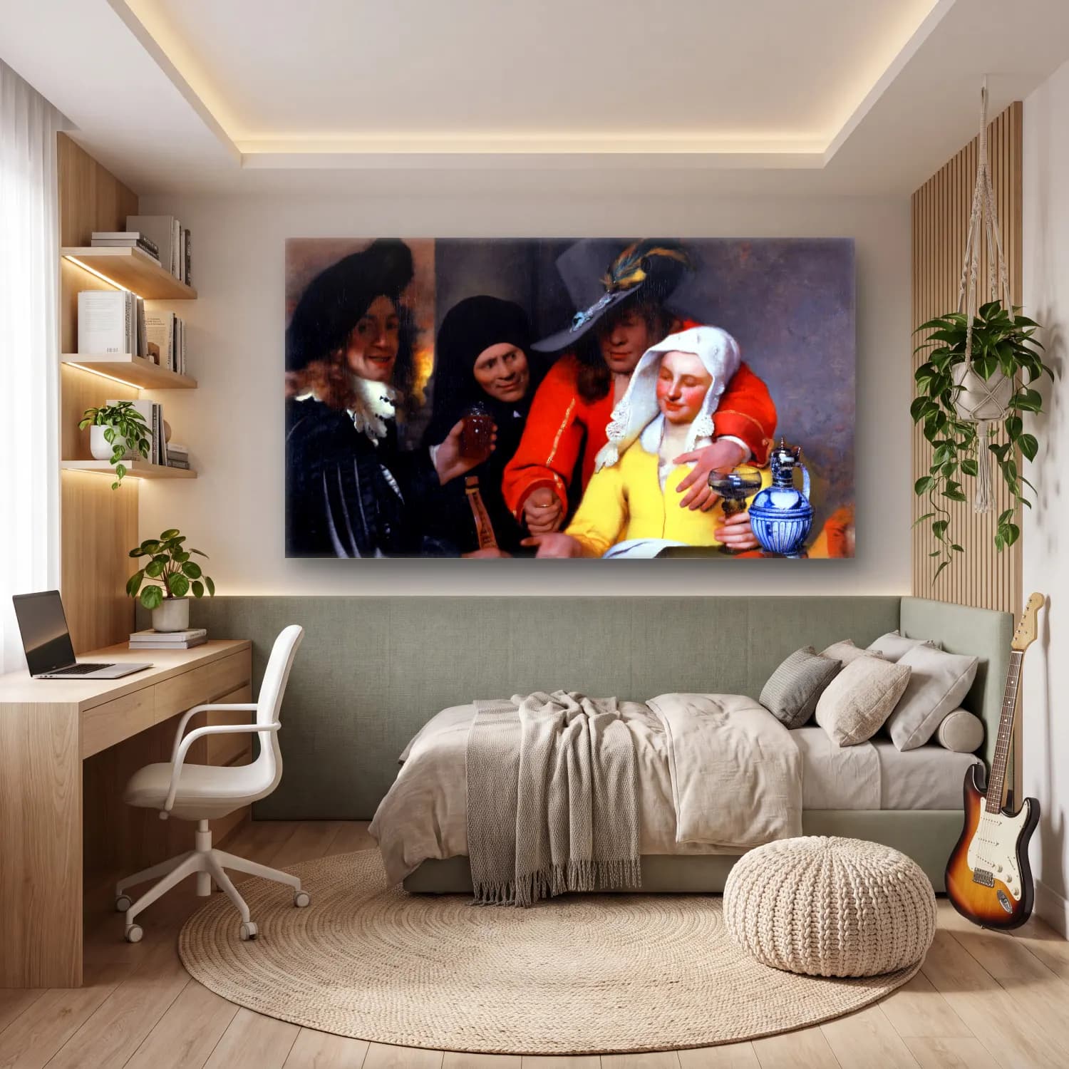 Johannes Vermeer – The Procuress cam tablo — genç odasında