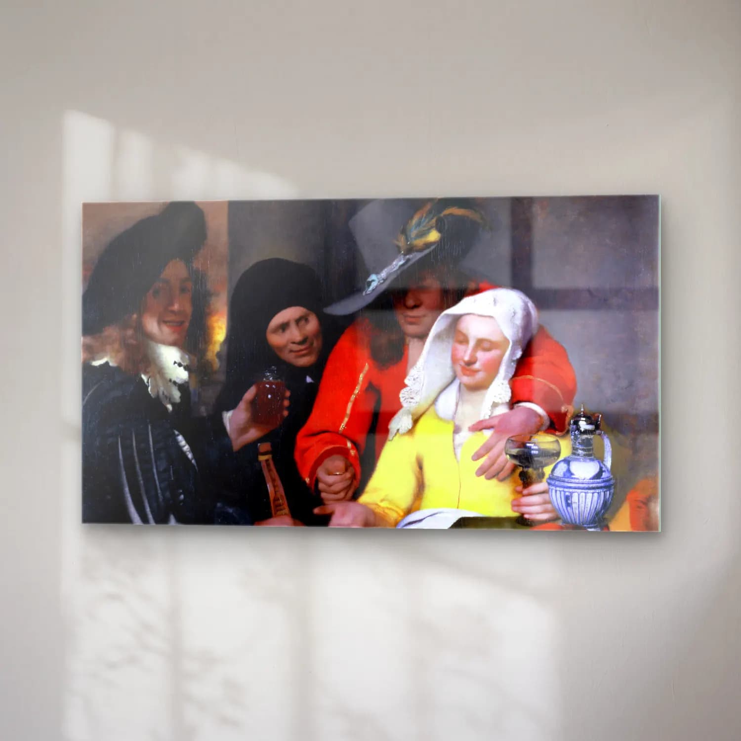 Johannes Vermeer – The Procuress cam tablo — sağ açıdan görünüm