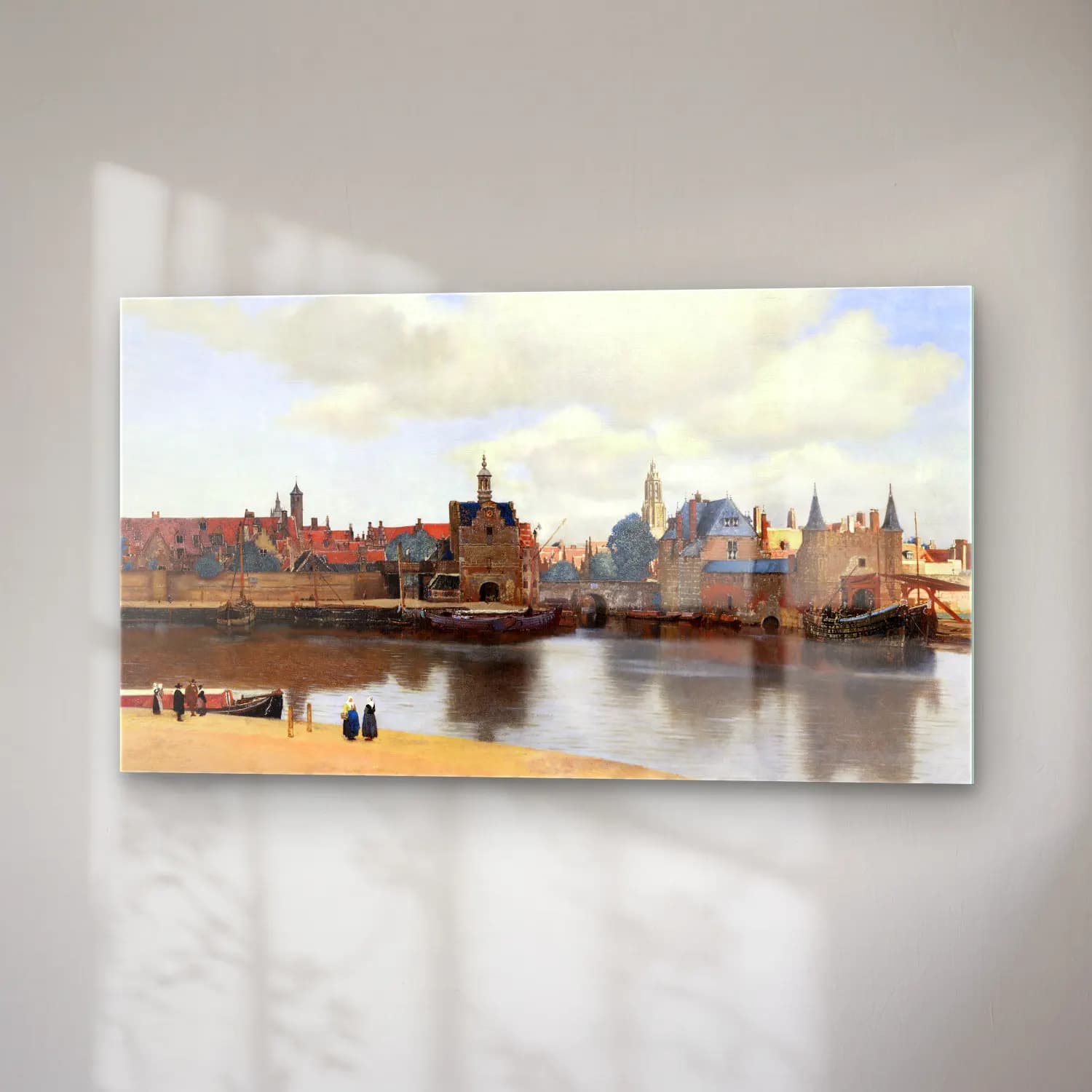 Johannes Vermeer – View of Delft cam tablo — sağ açıdan görünüm