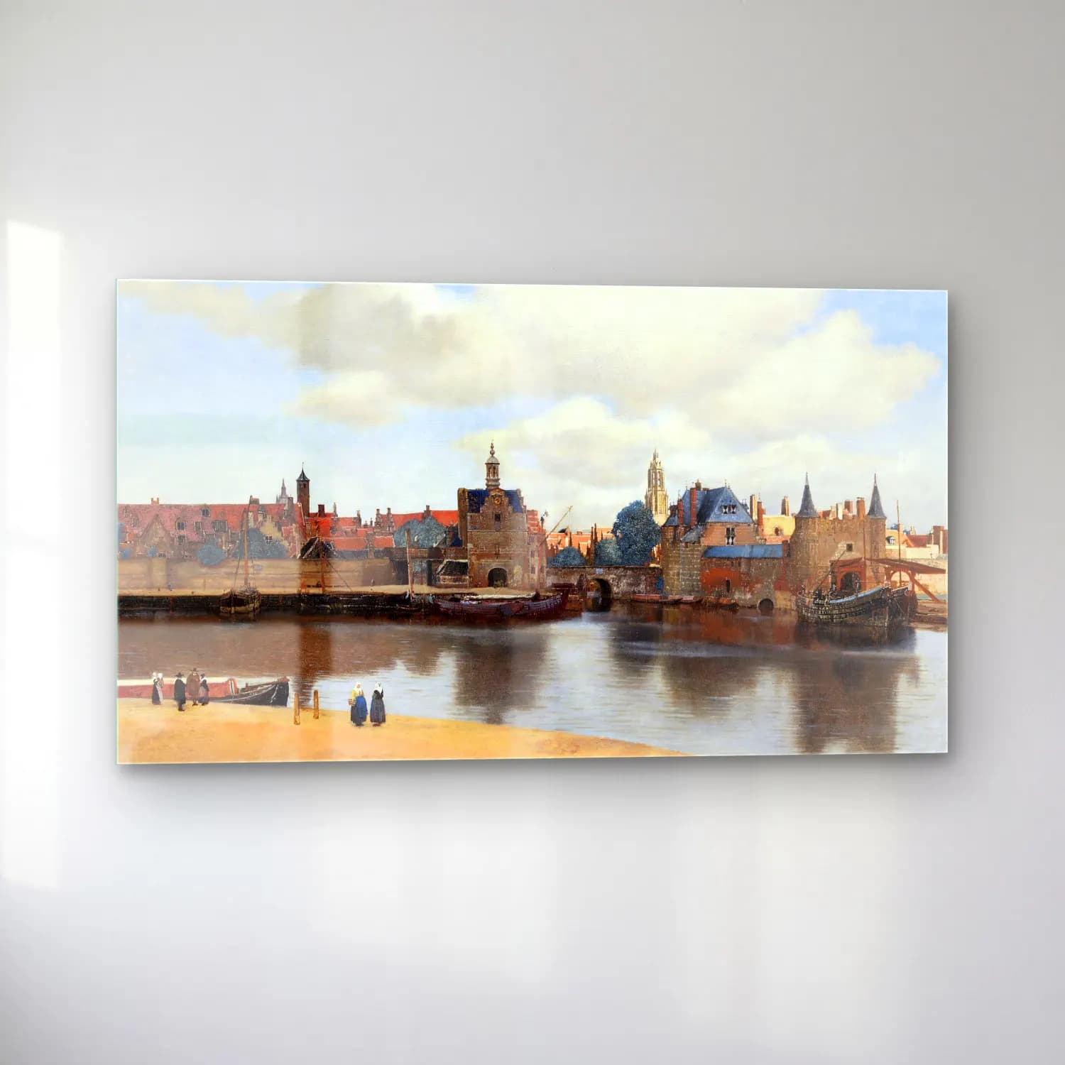 Johannes Vermeer – View of Delft cam tablo — sol açıdan görünüm
