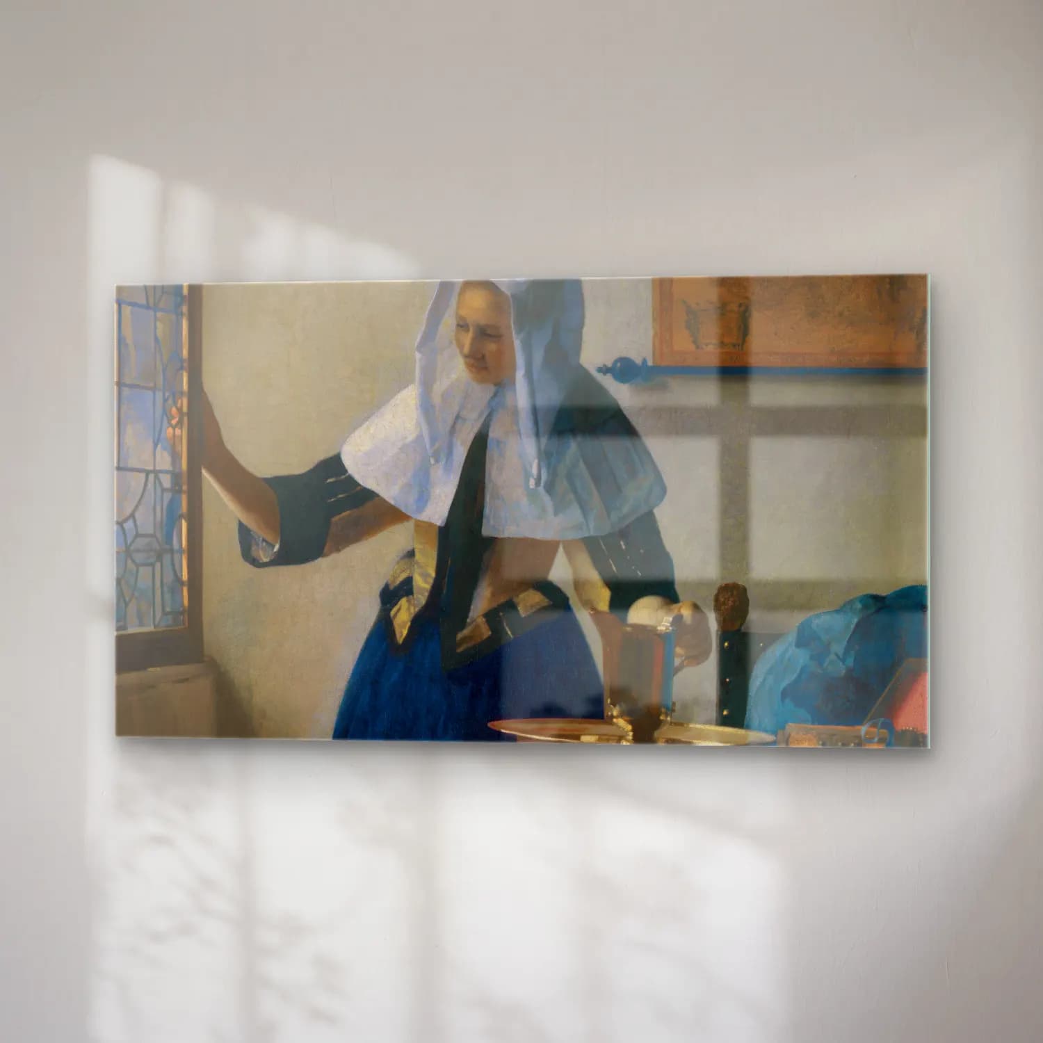 Johannes Vermeer – Young Woman with a Water Pitcher cam tablo — sağ açıdan görünüm
