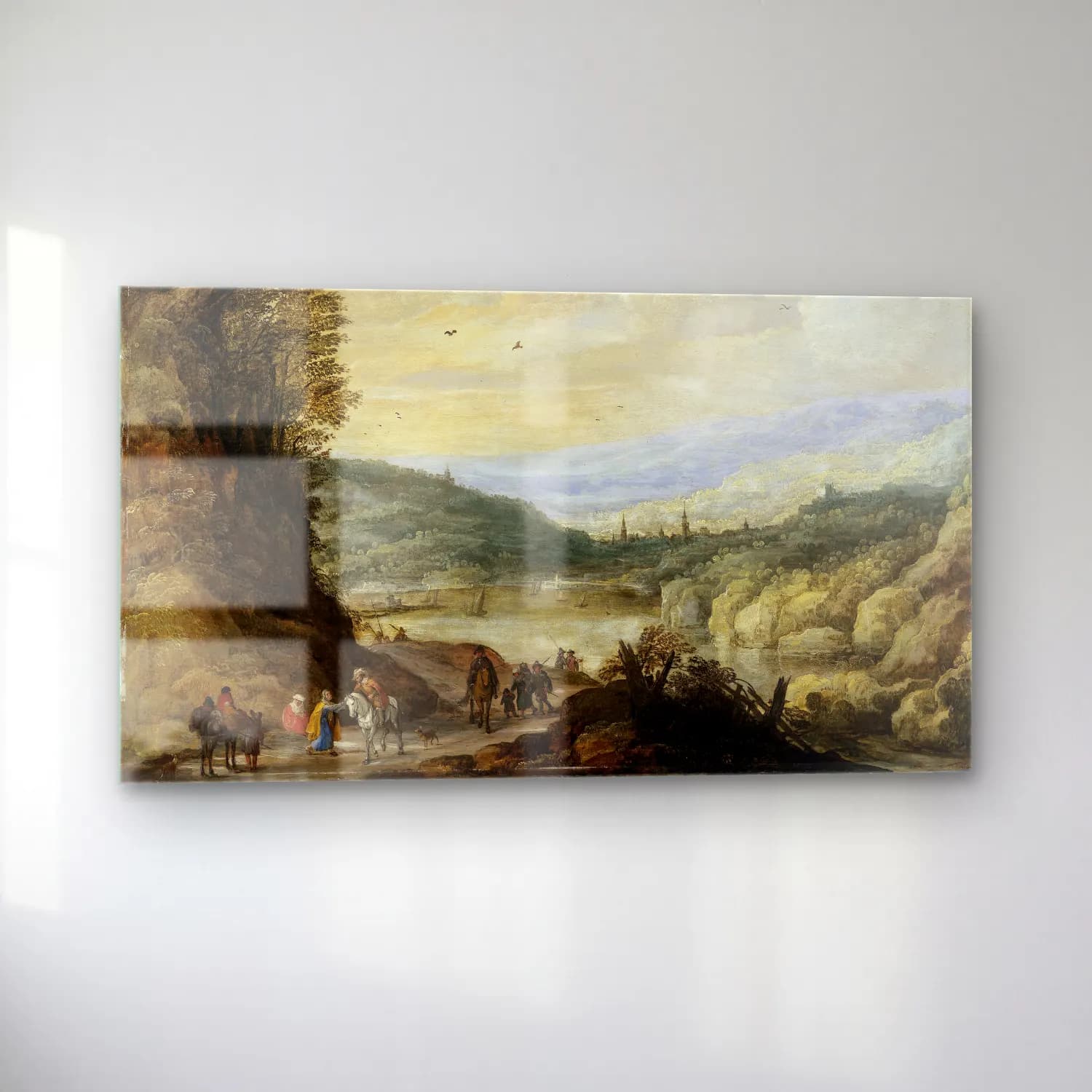 Joos de Momper – Landscape cam tablo — sol açıdan görünüm