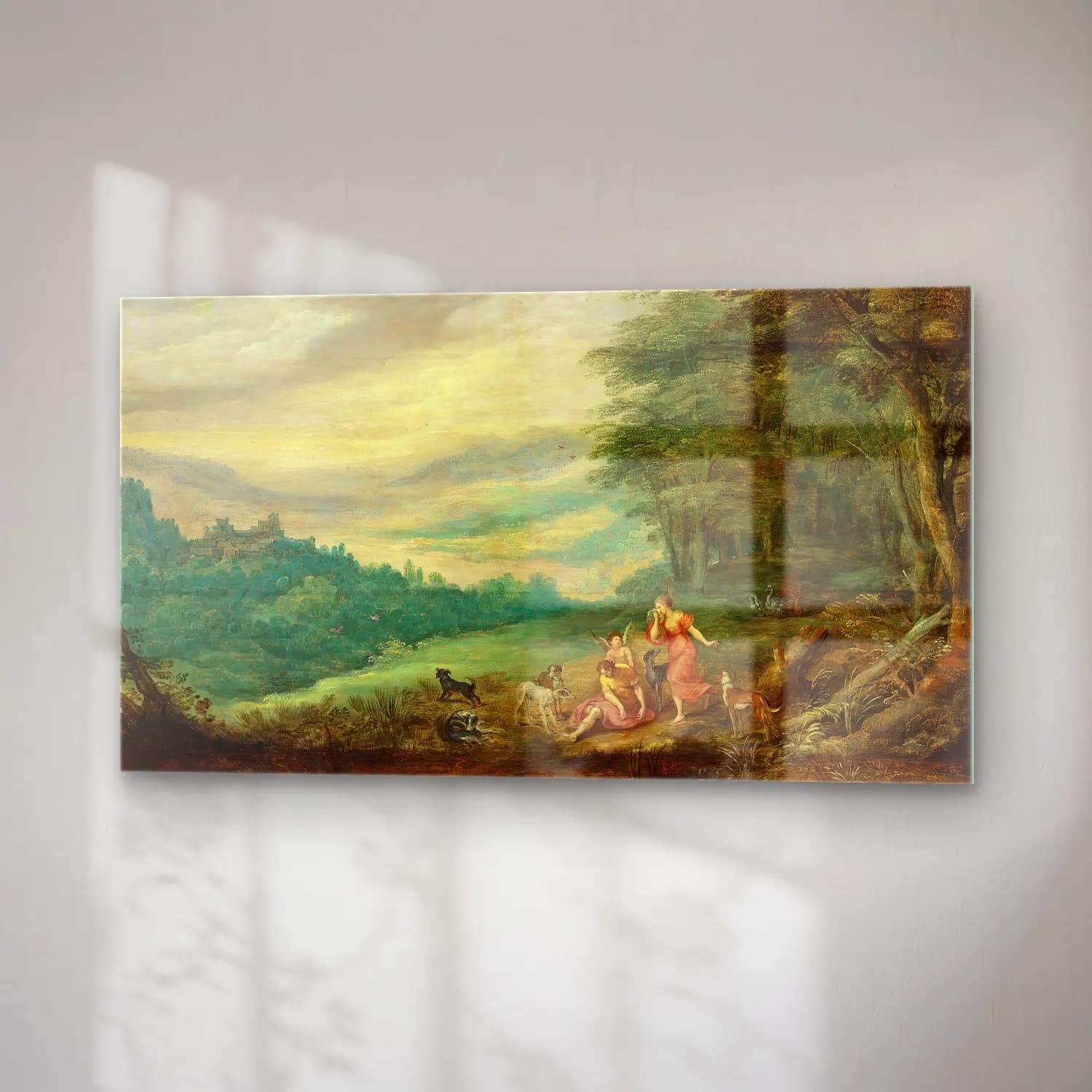 Joos de Momper – Venus Mourning Adonis In A Panoramic Wooded Landscape cam tablo — sağ açıdan görünüm