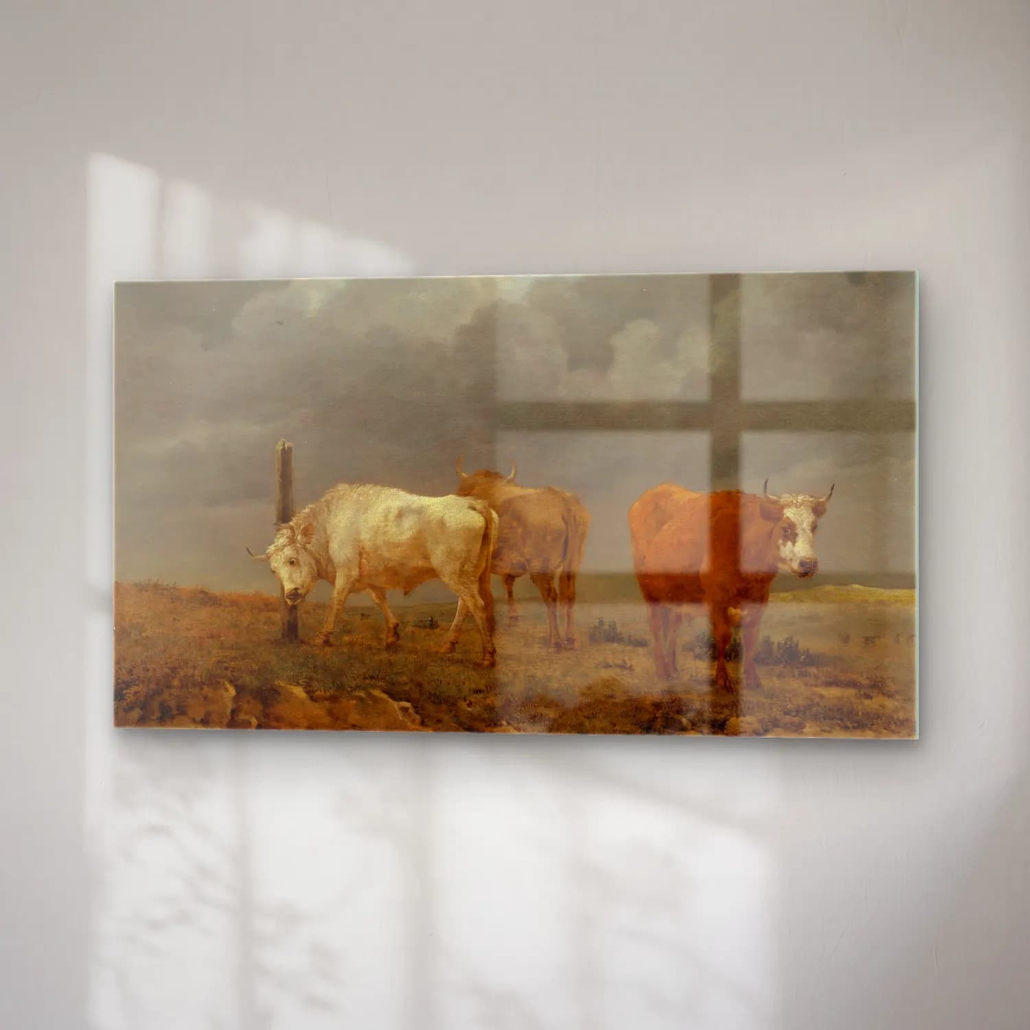 Karel Dujardin – A landscape with cattle cam tablo — sağ açıdan görünüm