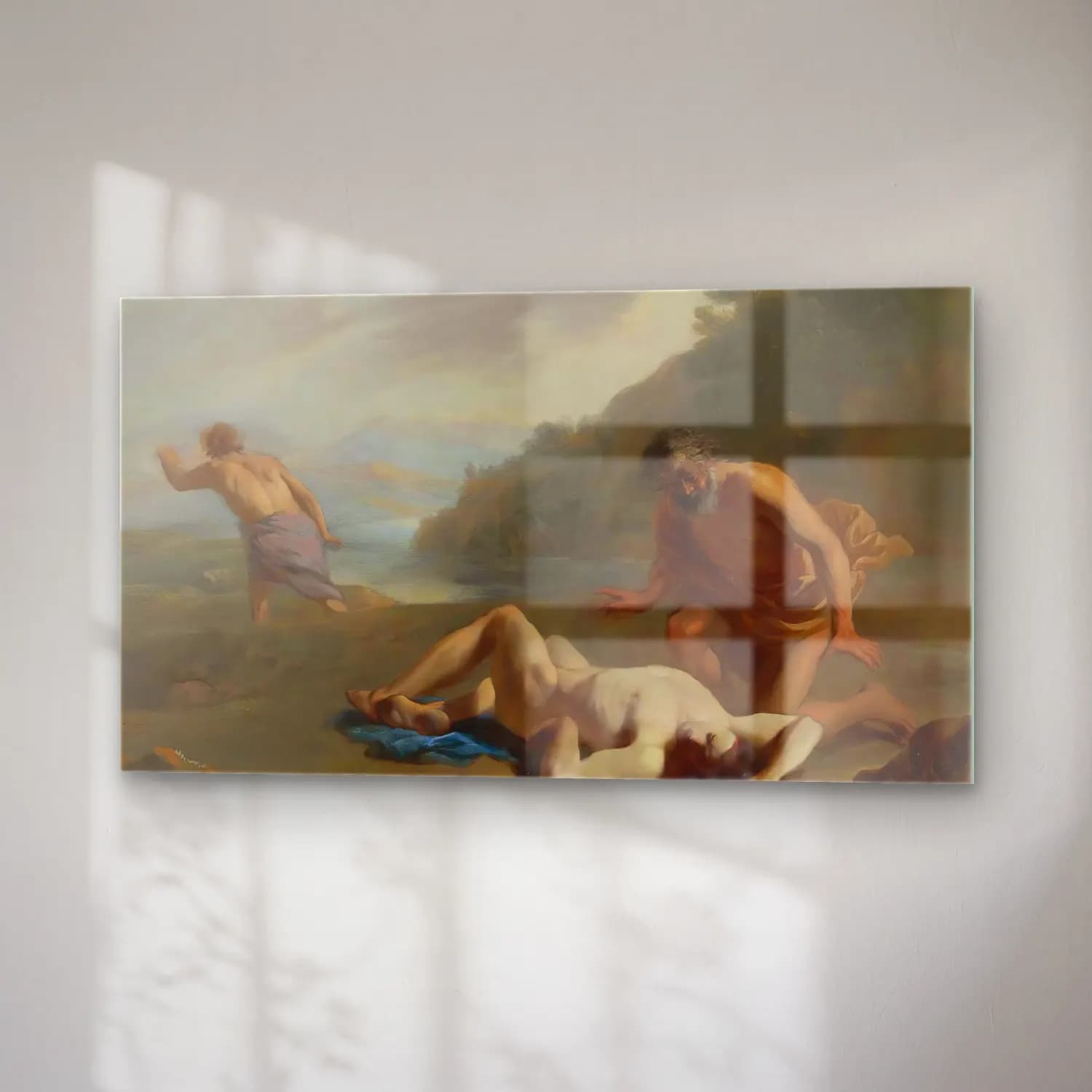 Karel Dujardin – Cain And Abel cam tablo — sağ açıdan görünüm
