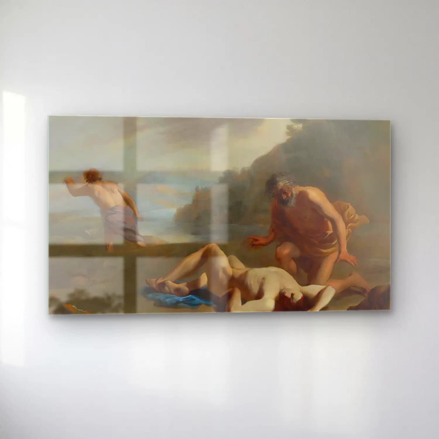Karel Dujardin – Cain And Abel cam tablo — sol açıdan görünüm