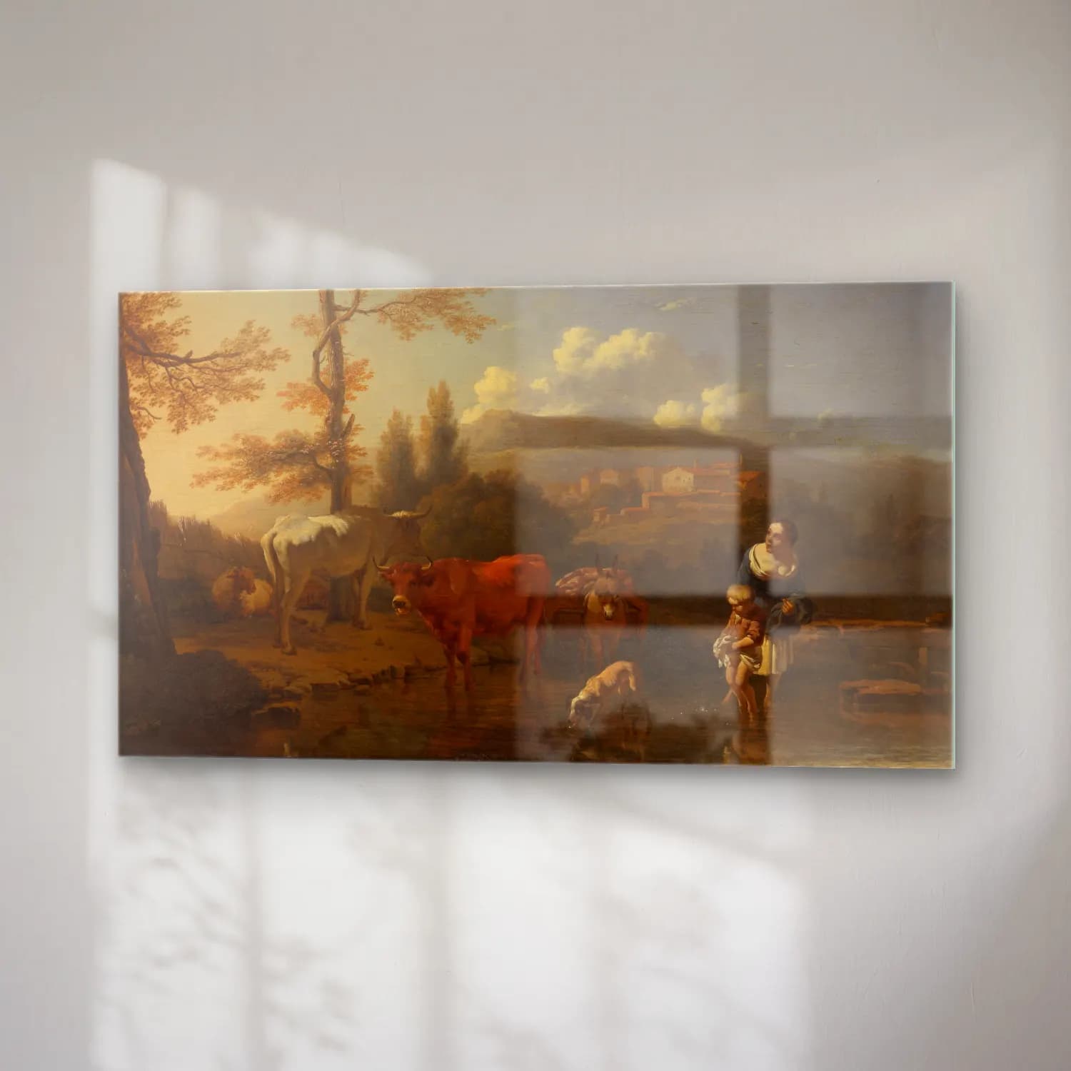 Karel Dujardin – Italian Landscape cam tablo — sağ açıdan görünüm
