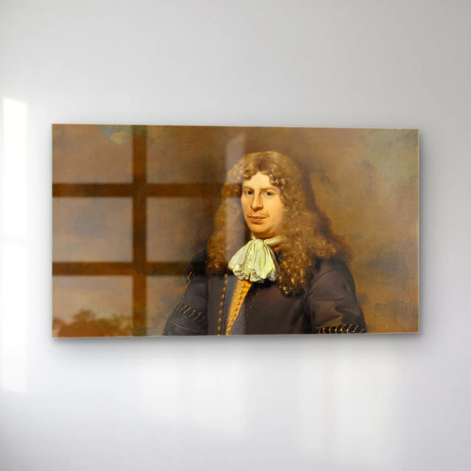 Karel Dujardin – Portrait of a Man, possibly Jacob de Graeff cam tablo — sol açıdan görünüm